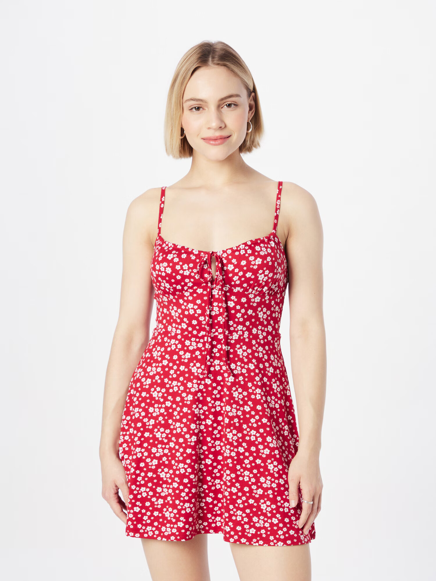 HOLLISTER Rochie roșu / alb - Pled.ro