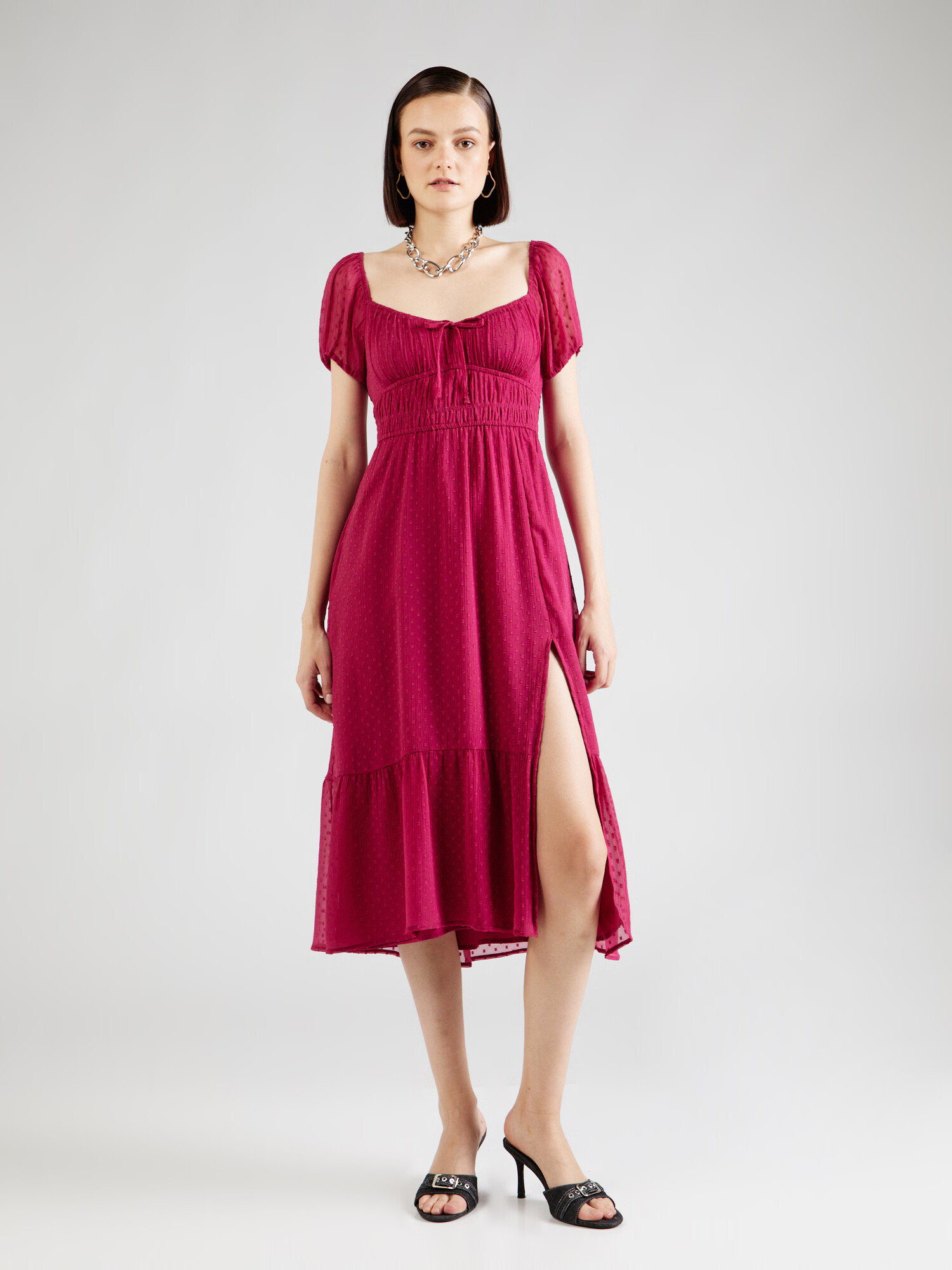 HOLLISTER Rochie roșu rodie - Pled.ro