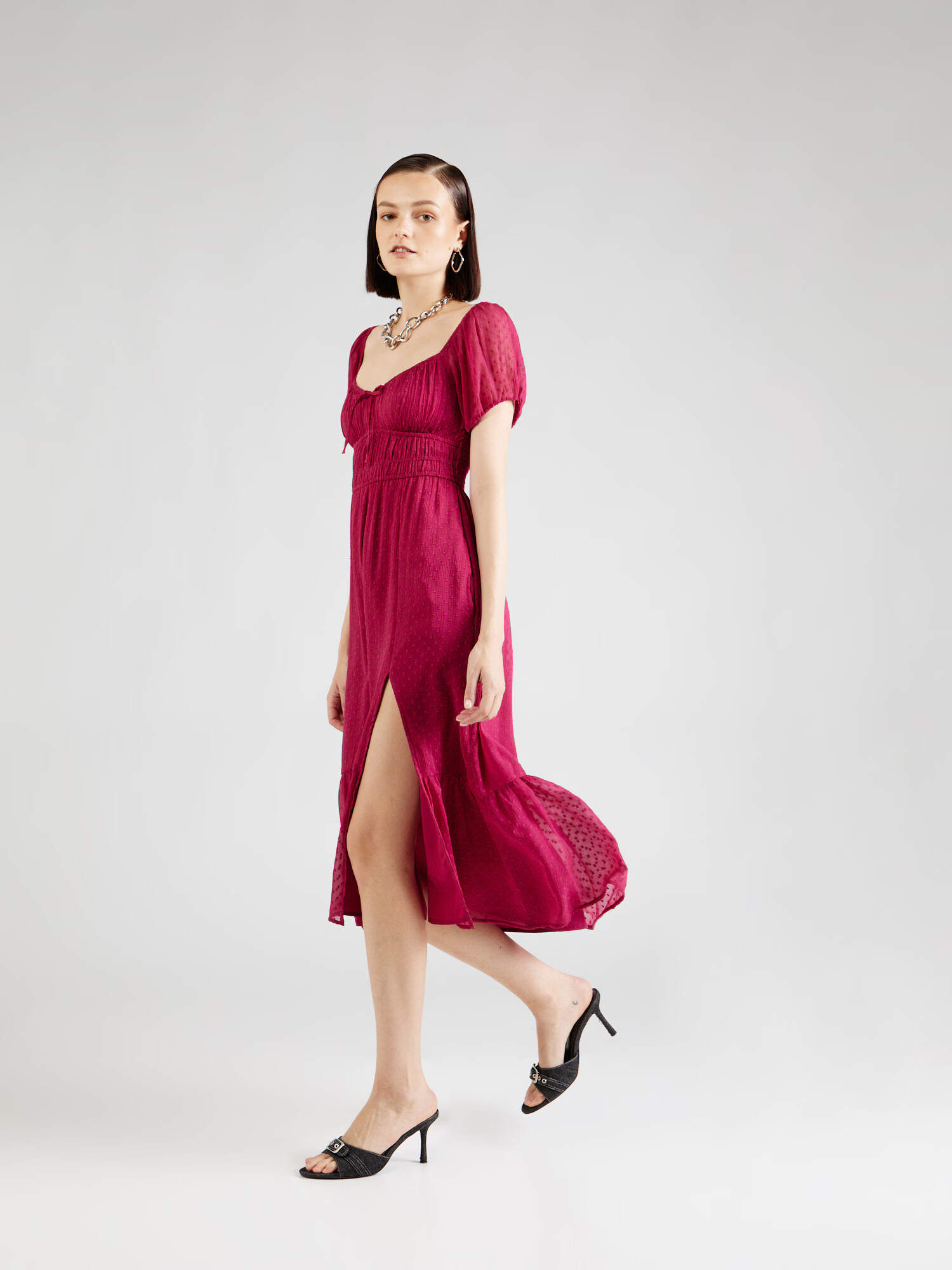 HOLLISTER Rochie roșu rodie - Pled.ro