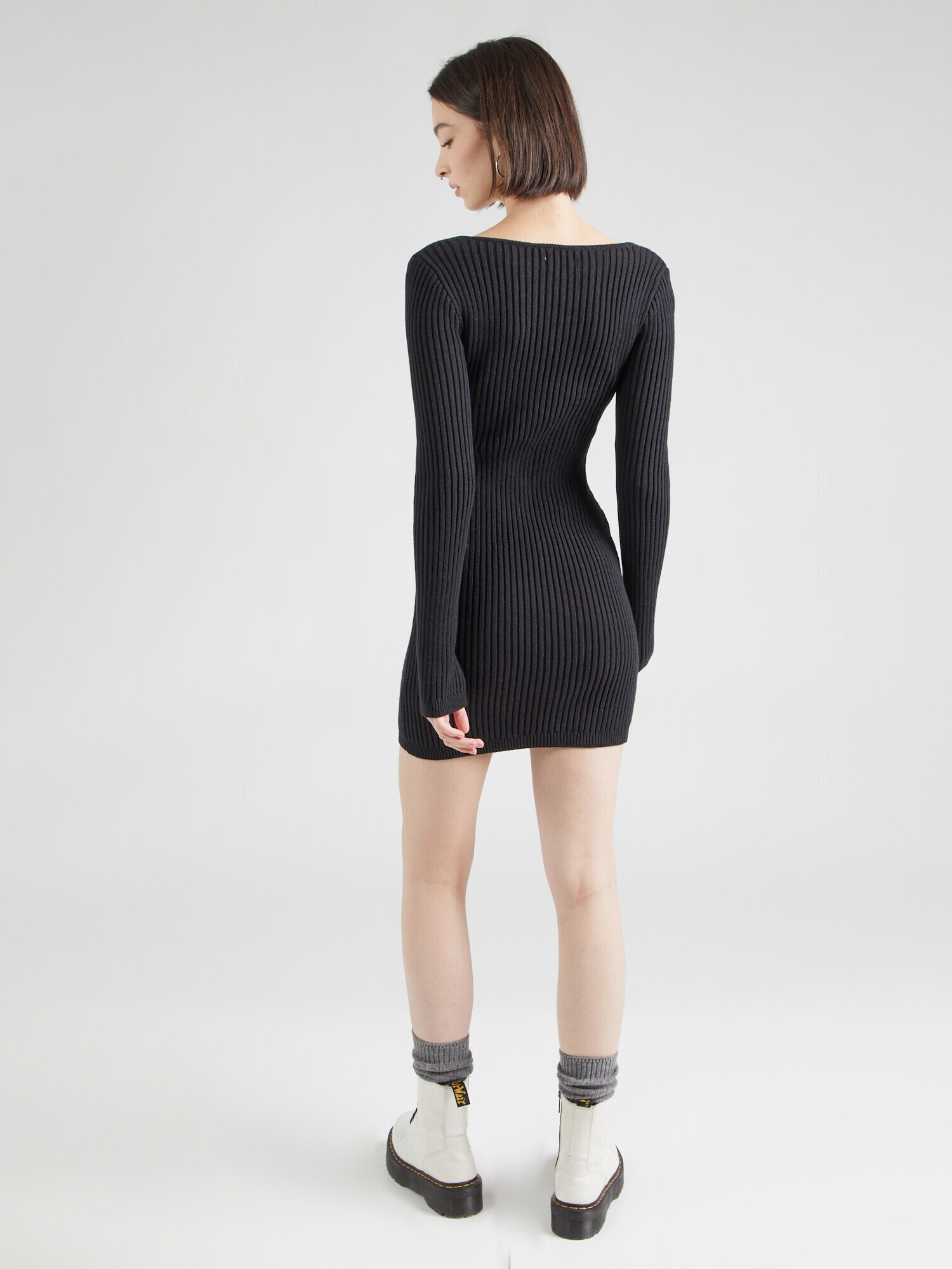 HOLLISTER Rochie tricotat negru - Pled.ro