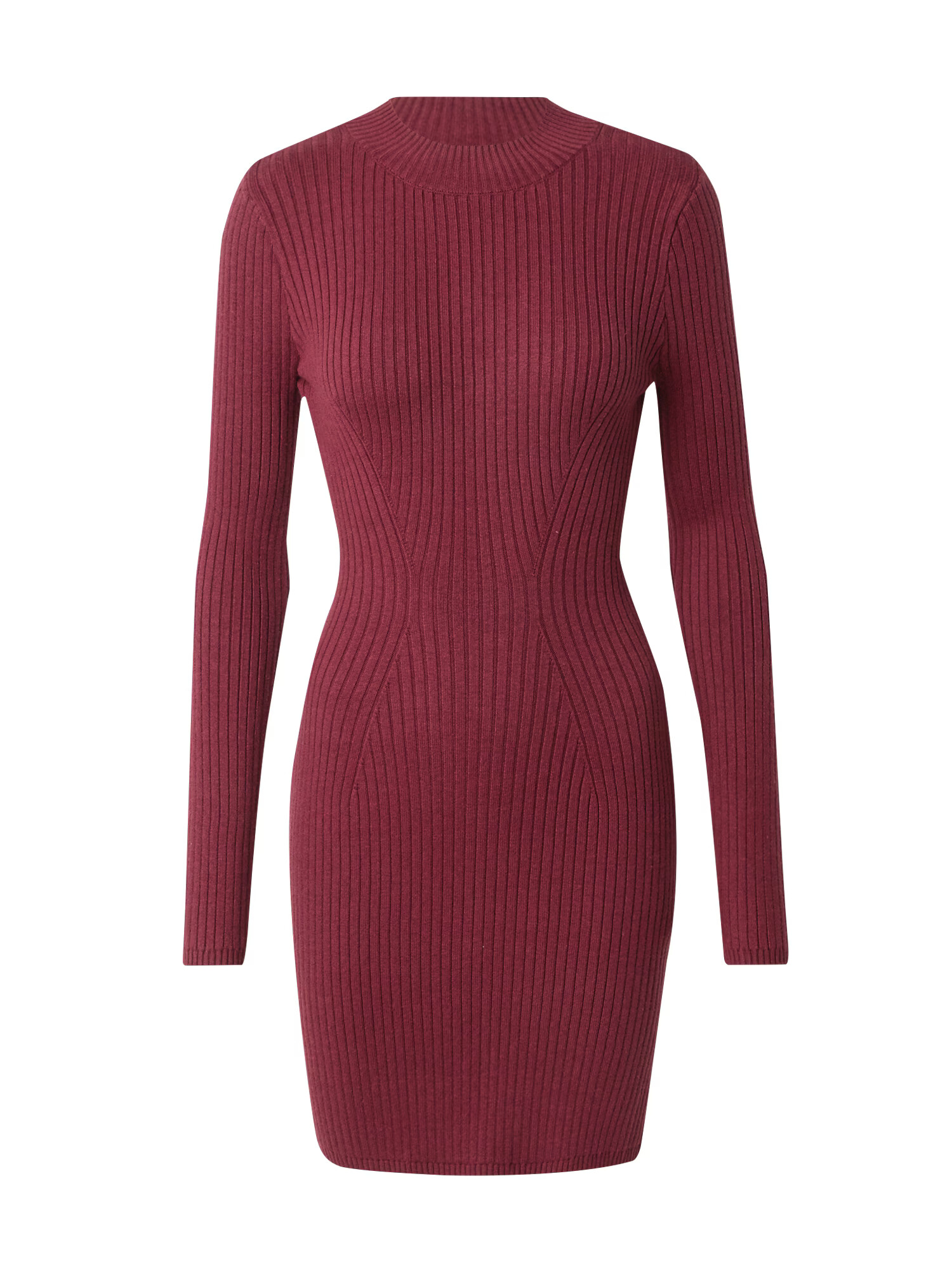 HOLLISTER Rochie tricotat roșu burgundy - Pled.ro