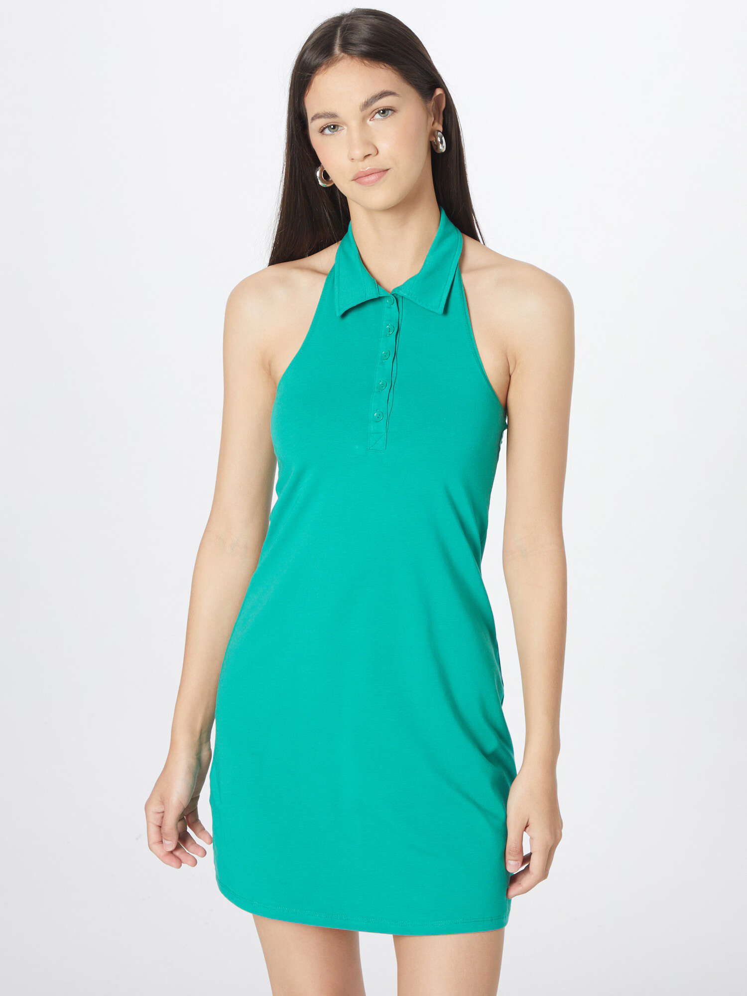 HOLLISTER Rochie verde jad - Pled.ro