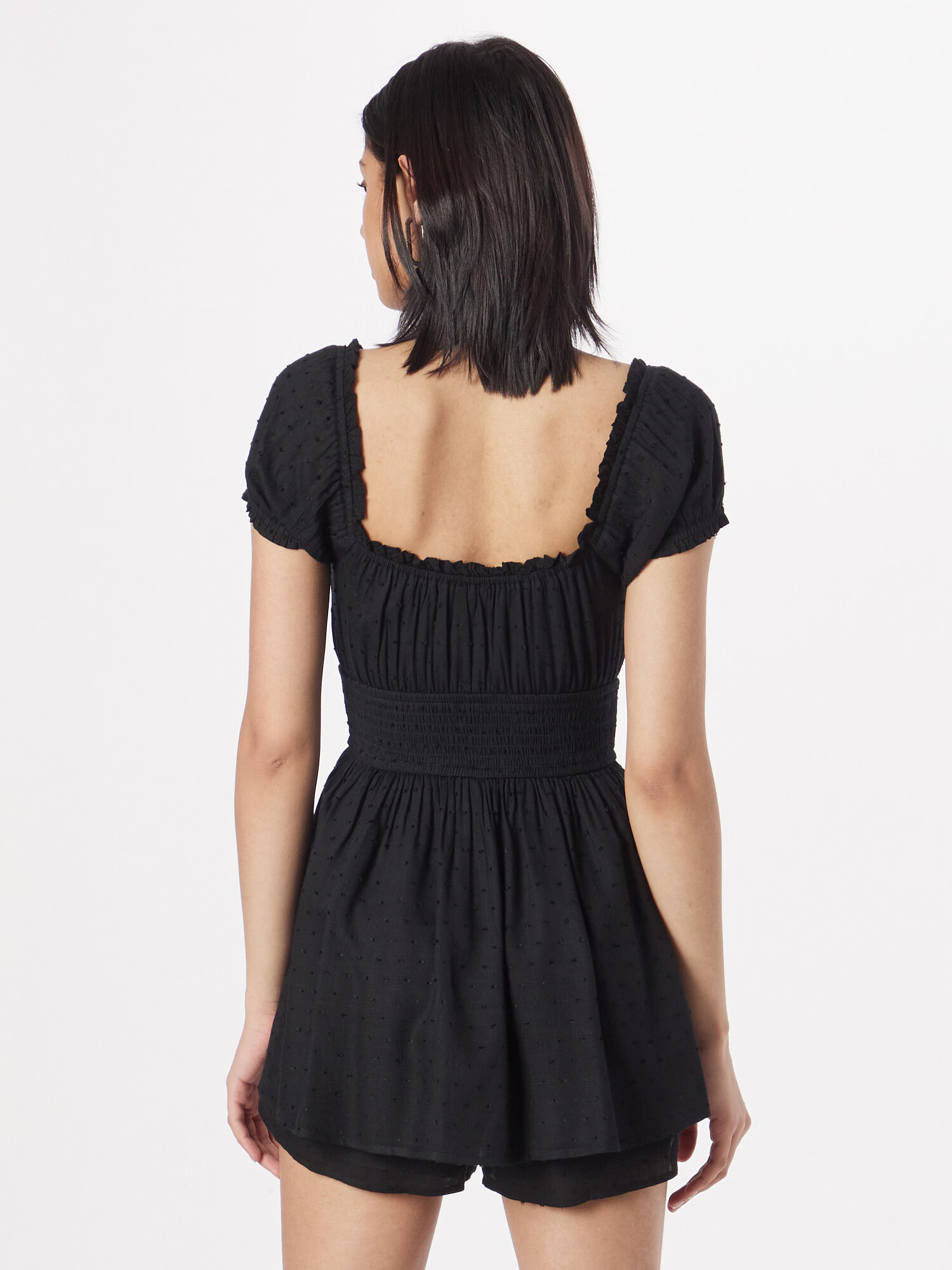 HOLLISTER Salopeta negru - Pled.ro