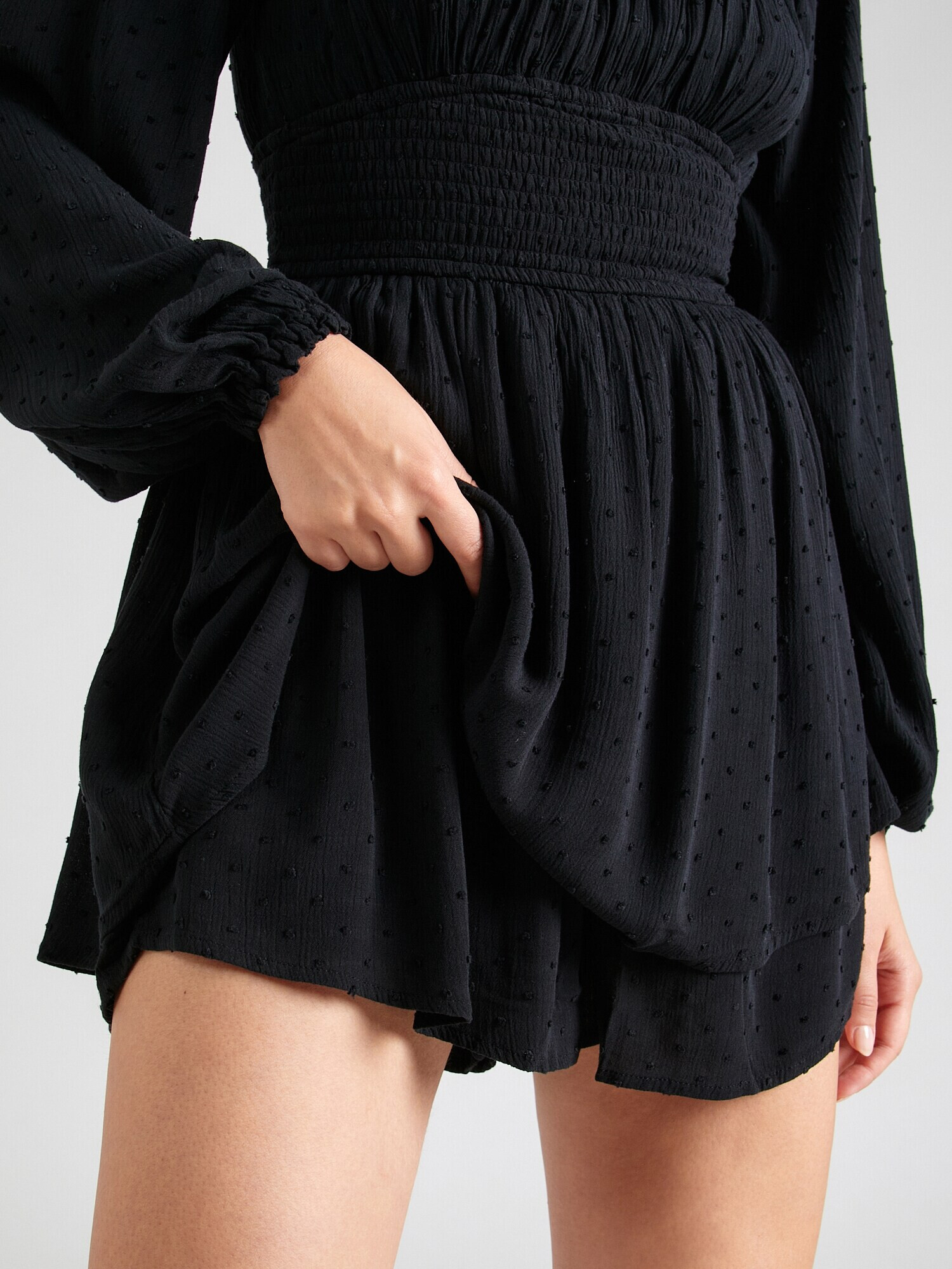 HOLLISTER Salopeta negru - Pled.ro