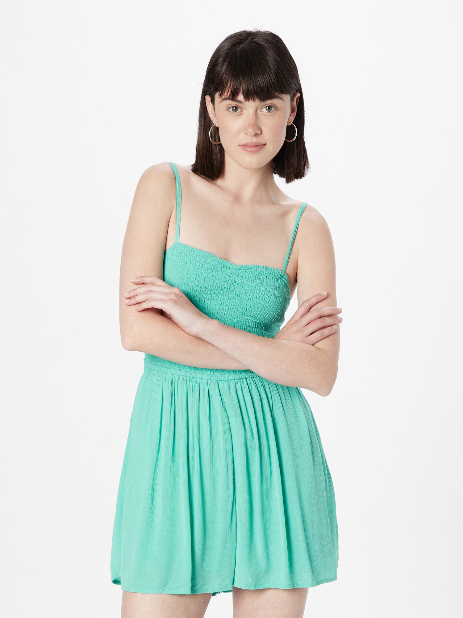 HOLLISTER Salopeta verde jad - Pled.ro