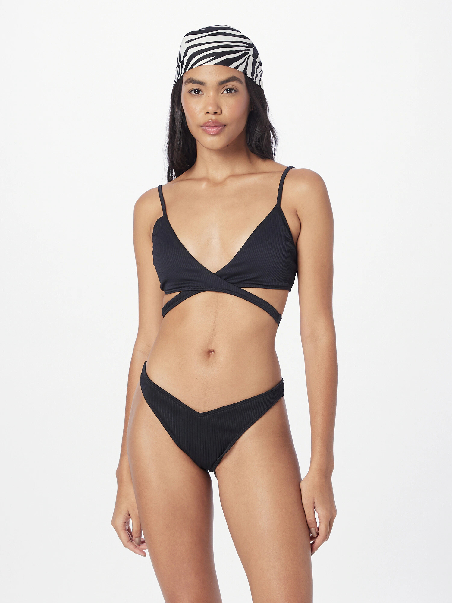 HOLLISTER Sutien costum de baie negru - Pled.ro