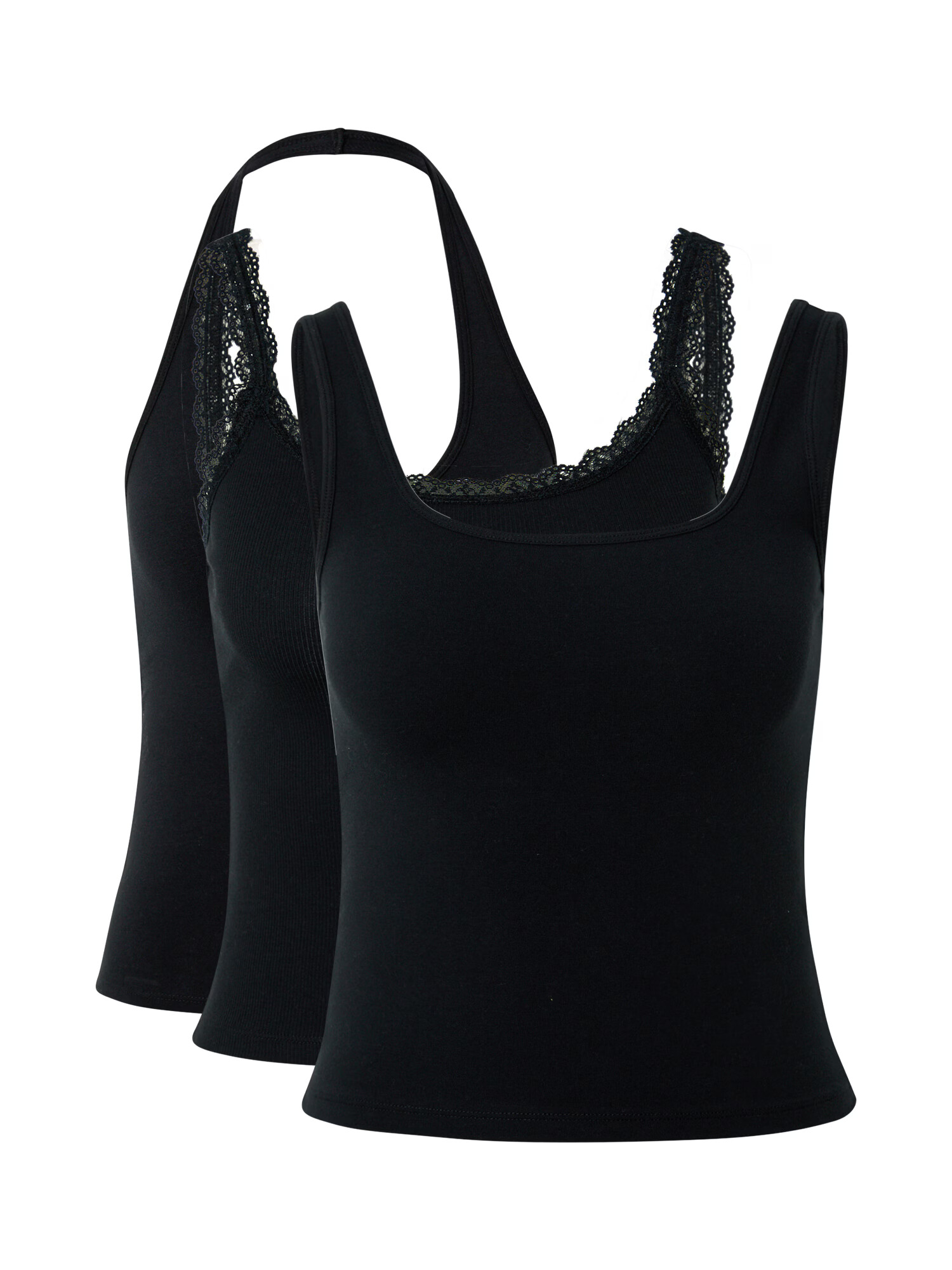 HOLLISTER Top 'BARE ECLECTIC' negru - Pled.ro