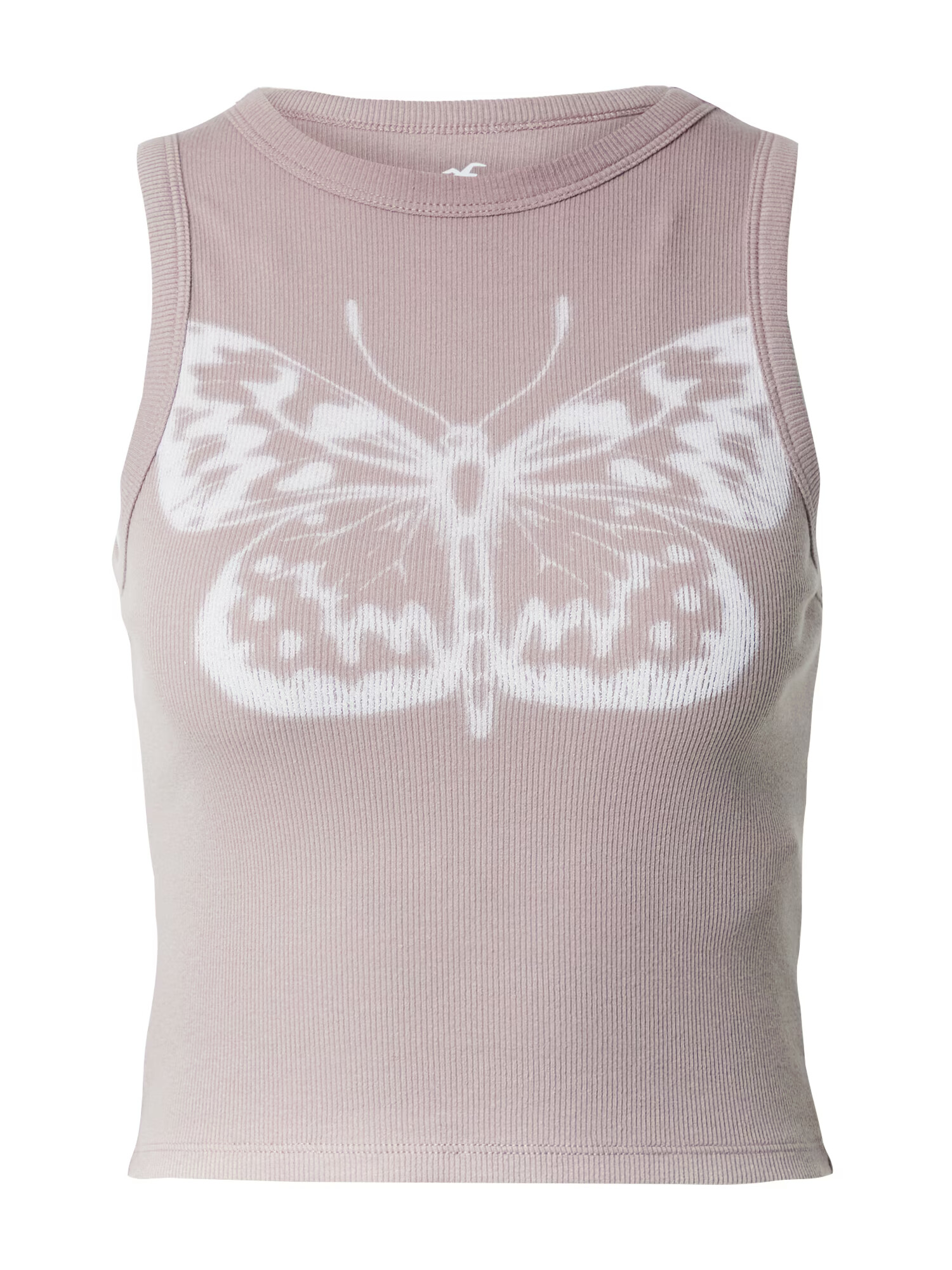 HOLLISTER Top bej / alb murdar - Pled.ro