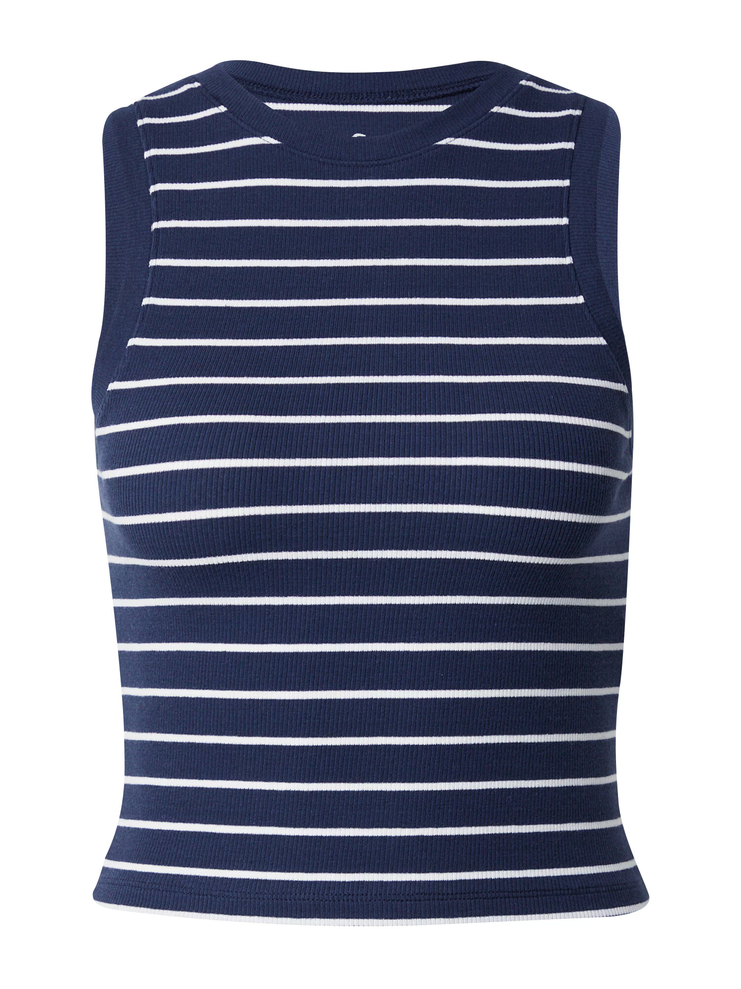 HOLLISTER Top bleumarin / alb - Pled.ro