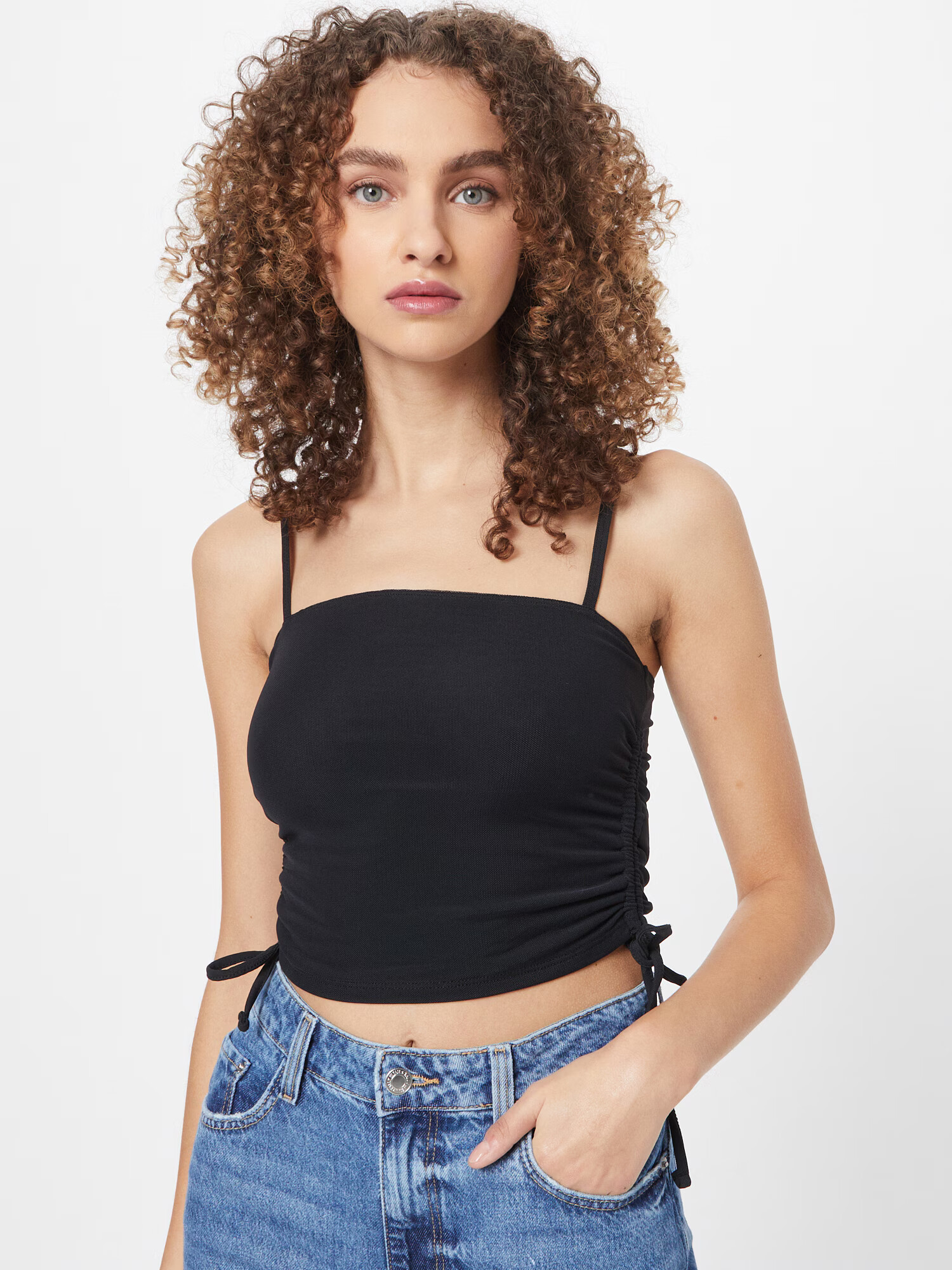 HOLLISTER Top negru - Pled.ro