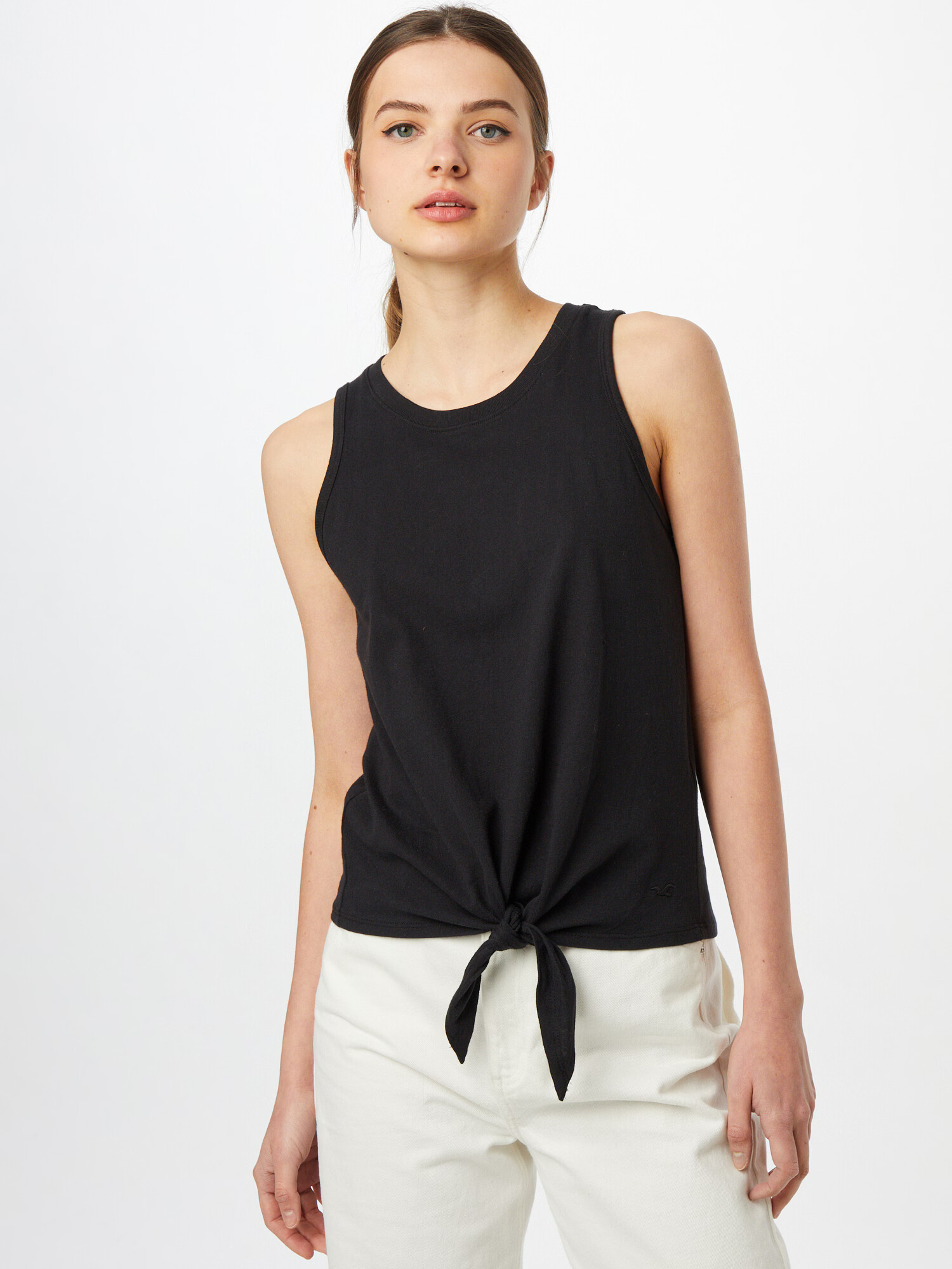 HOLLISTER Top negru - Pled.ro