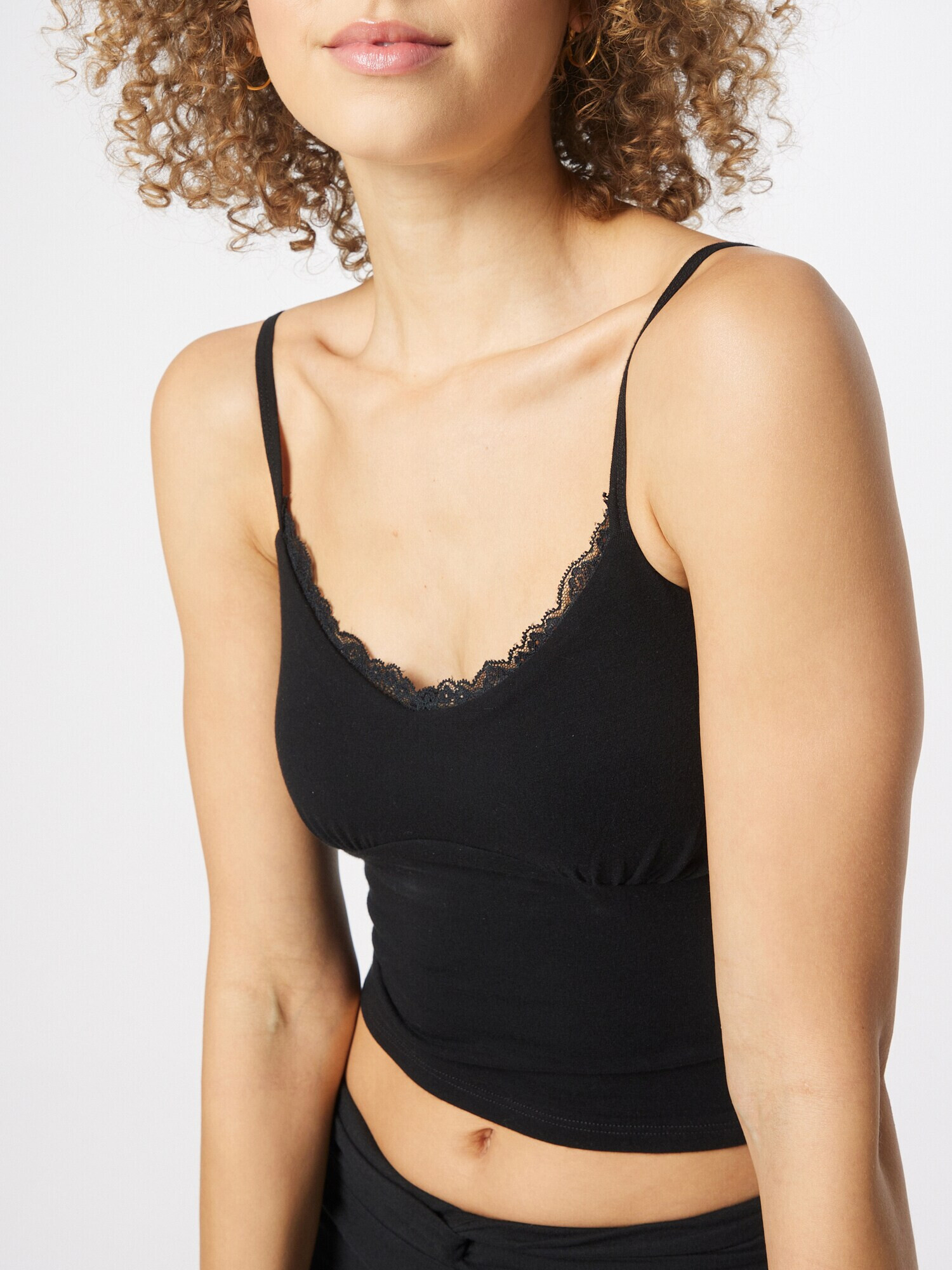 HOLLISTER Top negru - Pled.ro