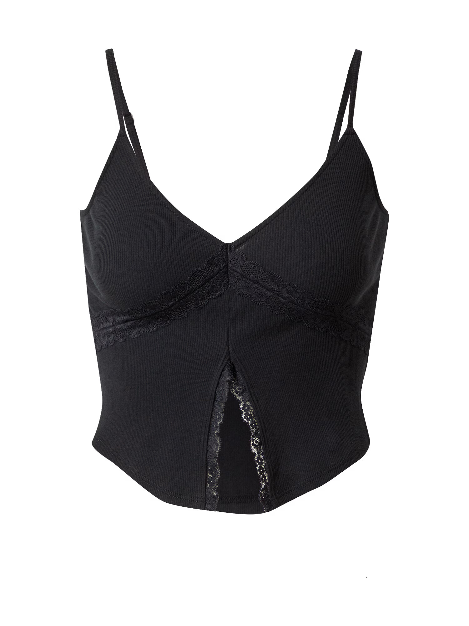 HOLLISTER Top negru - Pled.ro