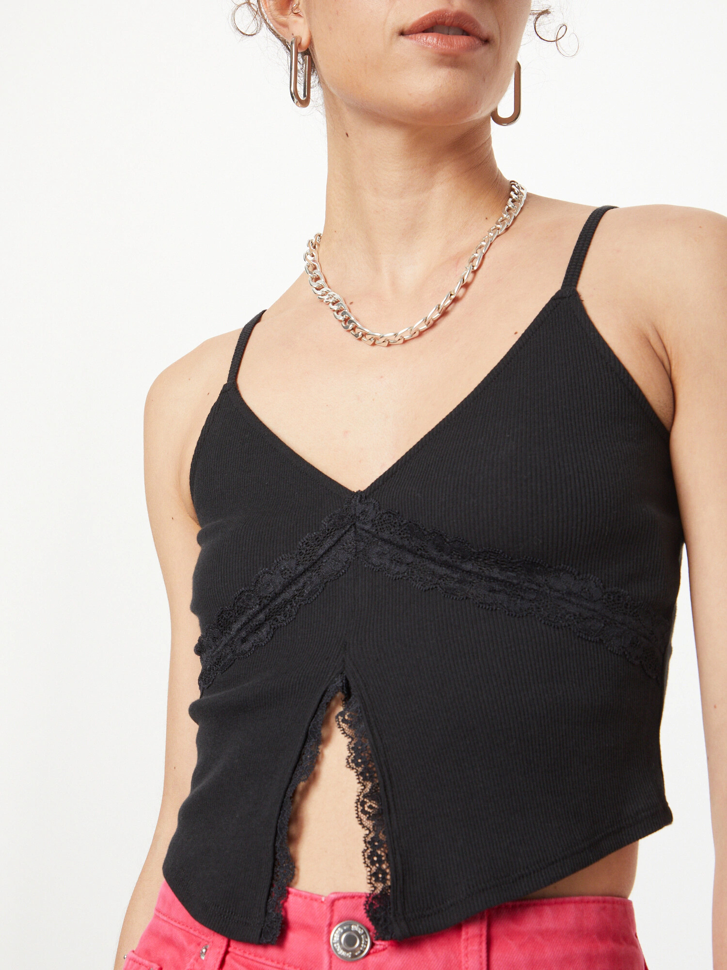 HOLLISTER Top negru - Pled.ro