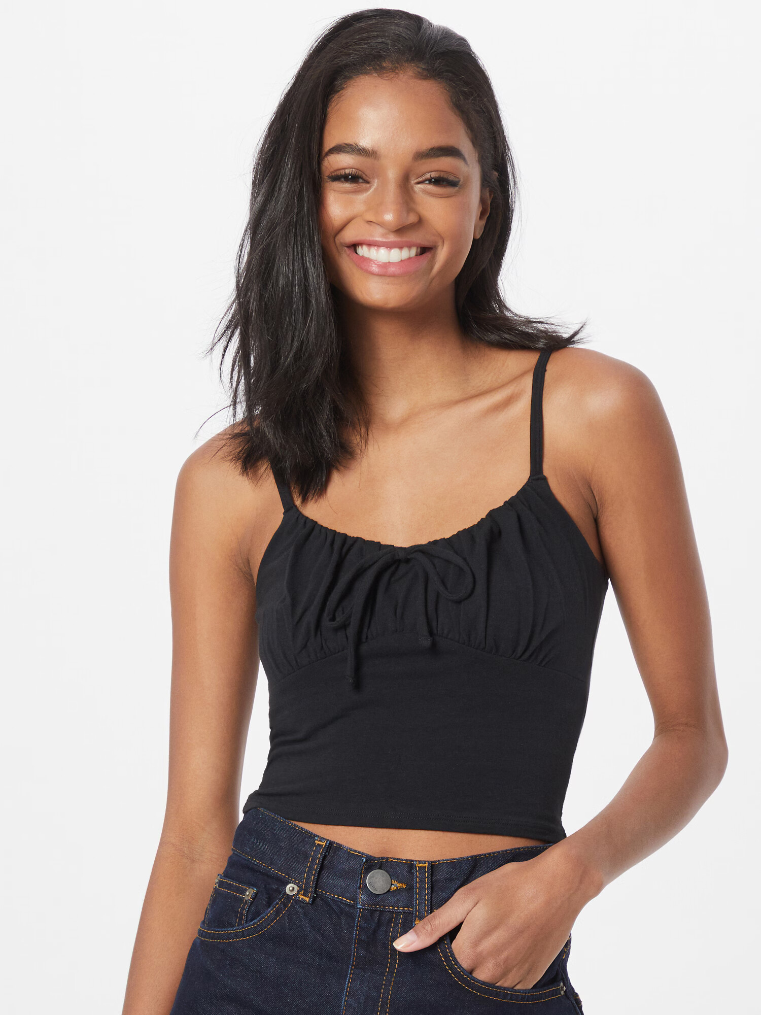 HOLLISTER Top negru - Pled.ro