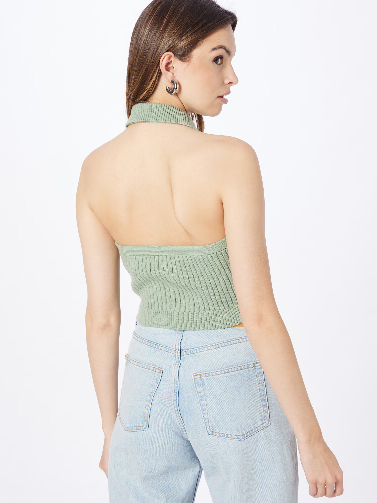 HOLLISTER Top verde mentă - Pled.ro