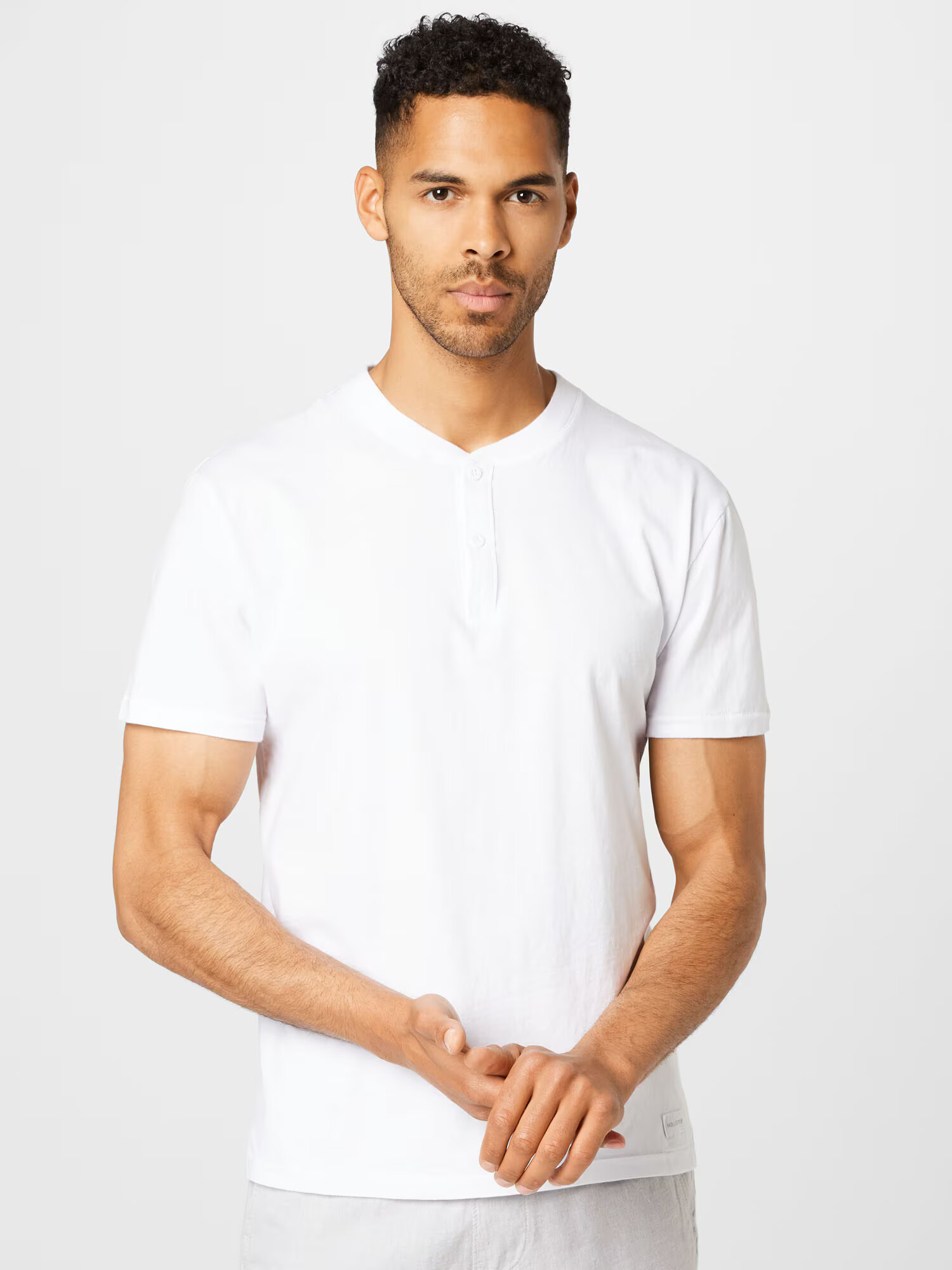 HOLLISTER Tricou alb - Pled.ro