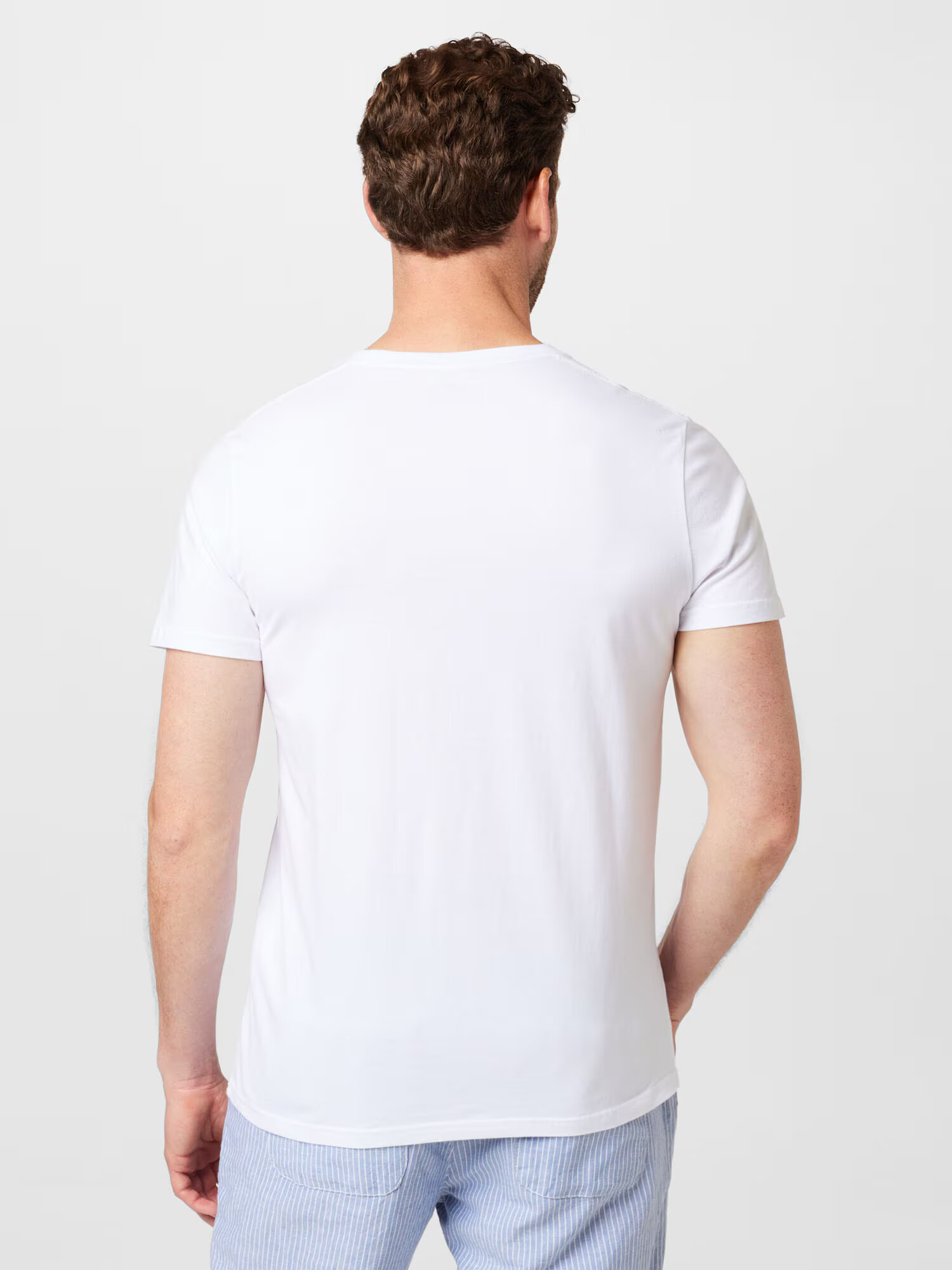 HOLLISTER Tricou alb - Pled.ro