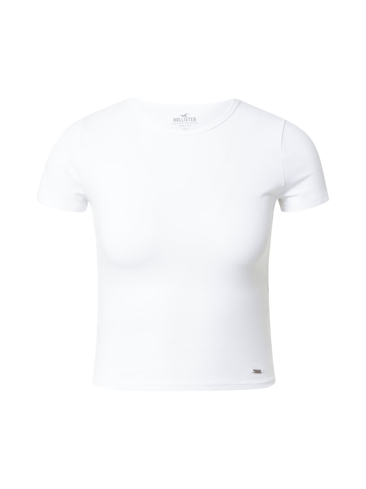 HOLLISTER Tricou alb - Pled.ro