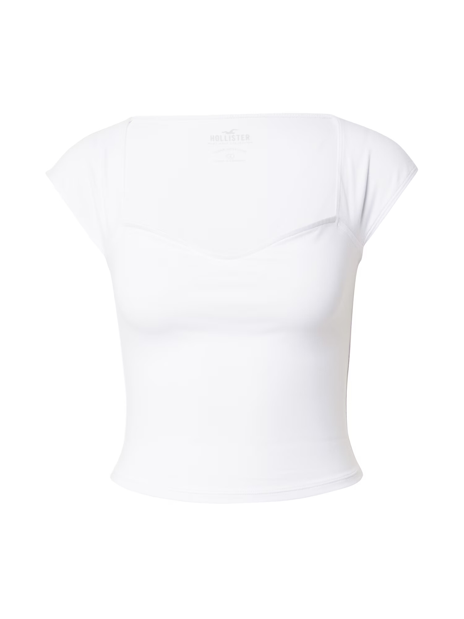 HOLLISTER Tricou alb - Pled.ro