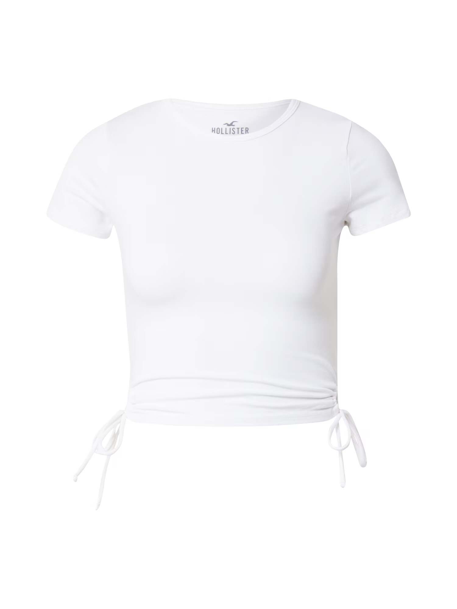 HOLLISTER Tricou alb - Pled.ro