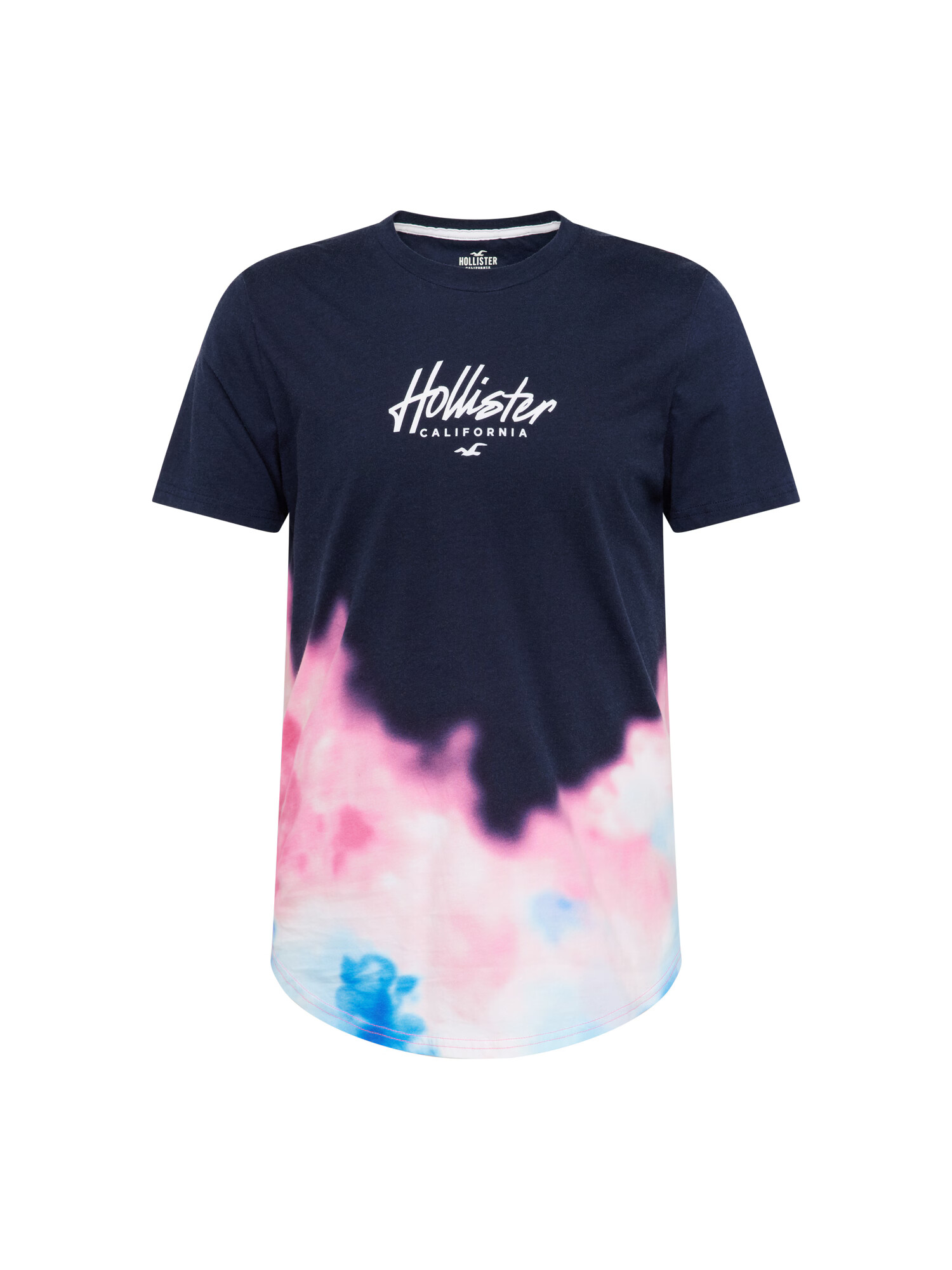 HOLLISTER Tricou albastru / bleumarin / mov orhidee / alb - Pled.ro