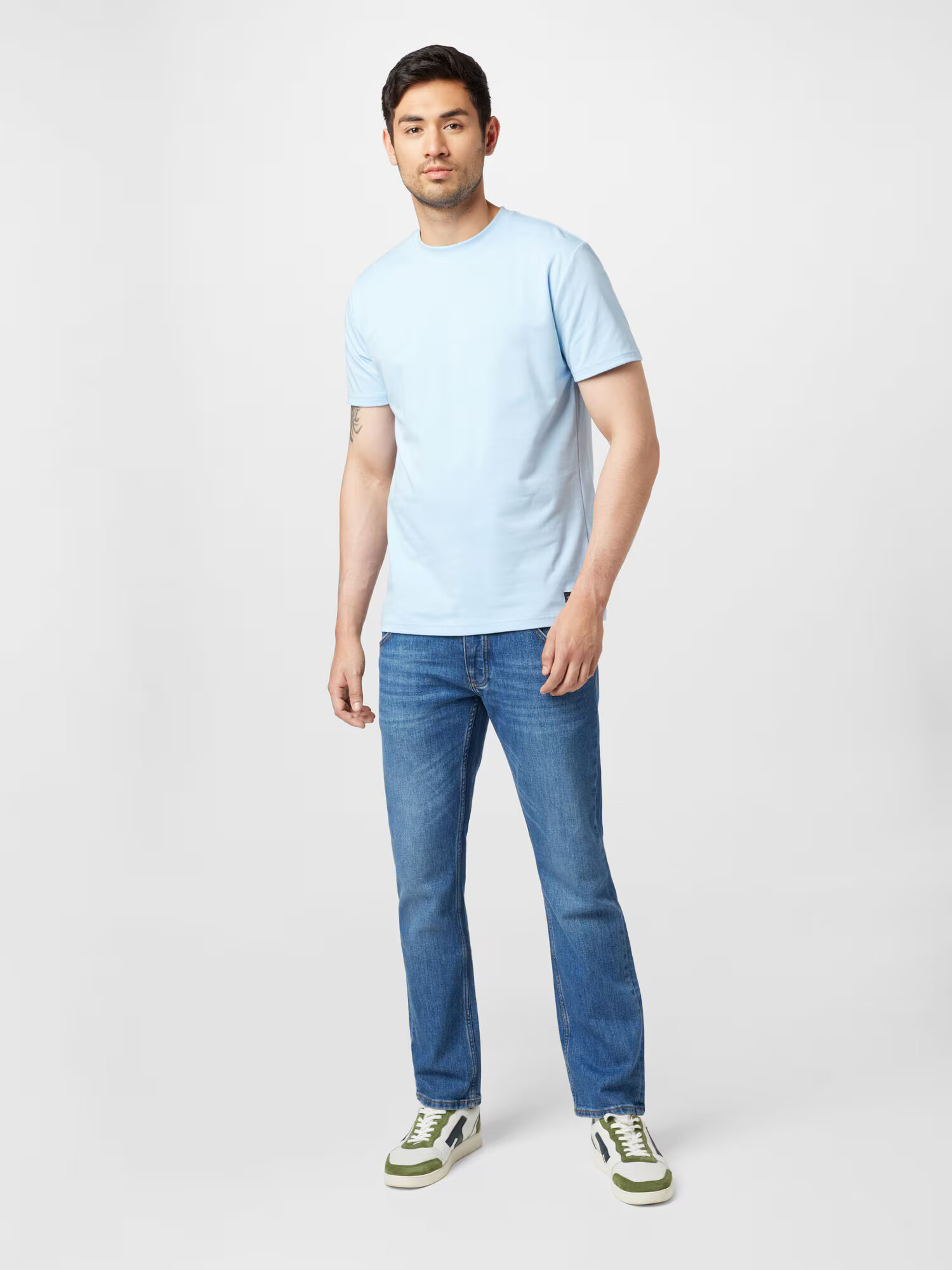 HOLLISTER Tricou albastru deschis - Pled.ro