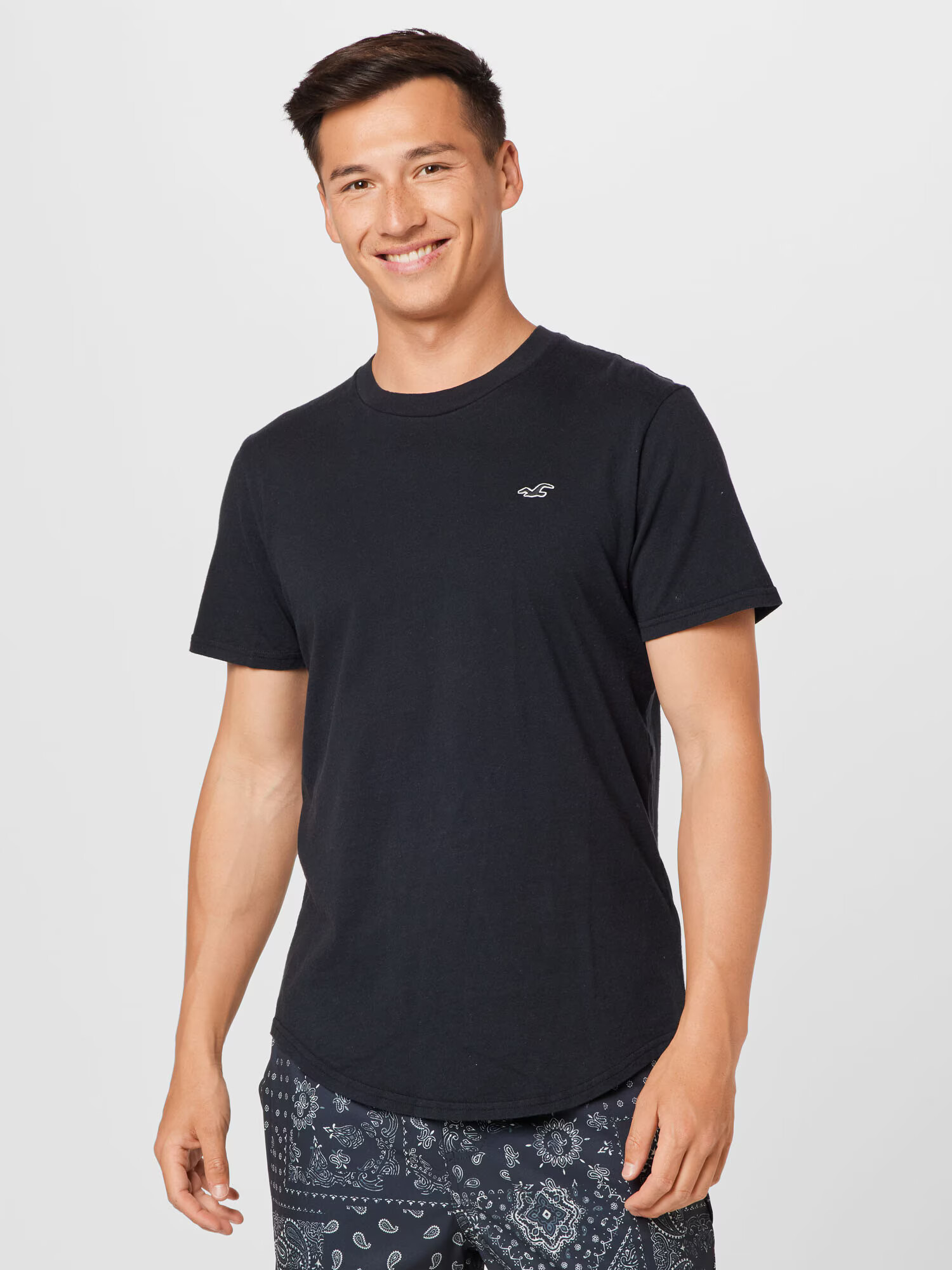 HOLLISTER Tricou albastru / galben / roșu / negru - Pled.ro