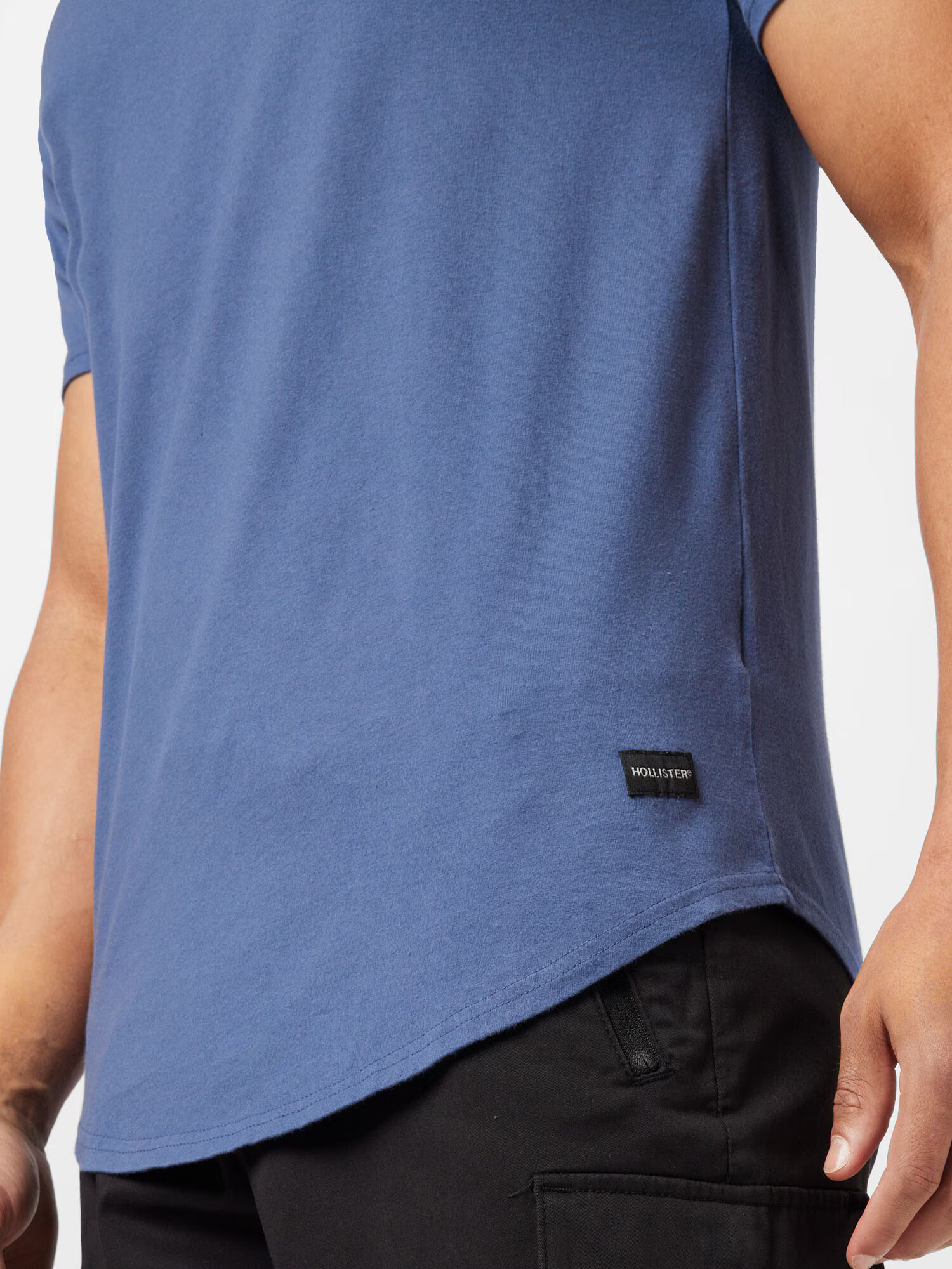 HOLLISTER Tricou albastru porumbel - Pled.ro