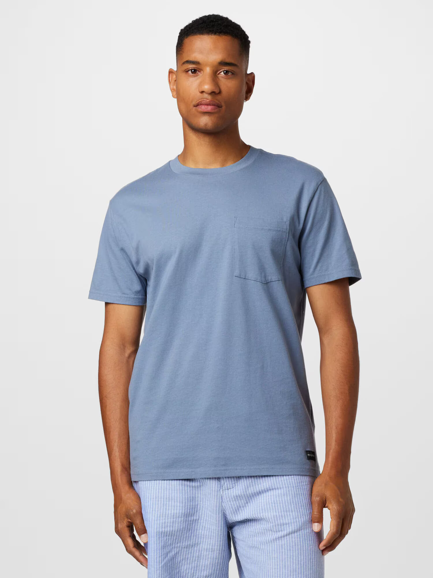 HOLLISTER Tricou albastru porumbel - Pled.ro