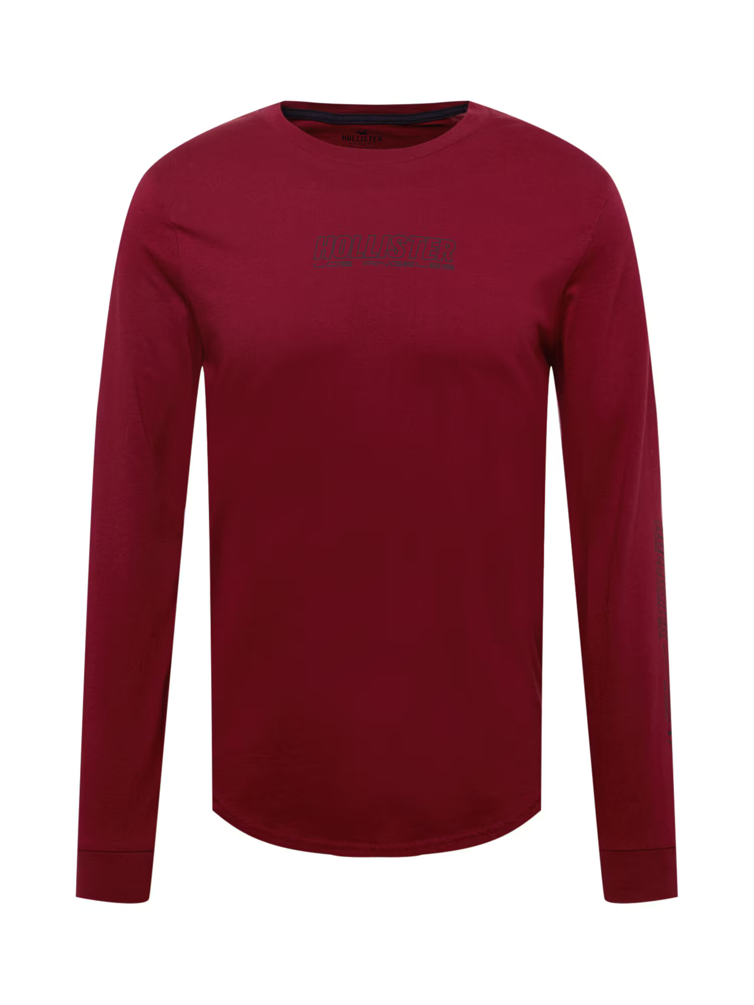 HOLLISTER Tricou albastru porumbel / gri bazalt / gri deschis / roșu burgundy / negru - Pled.ro