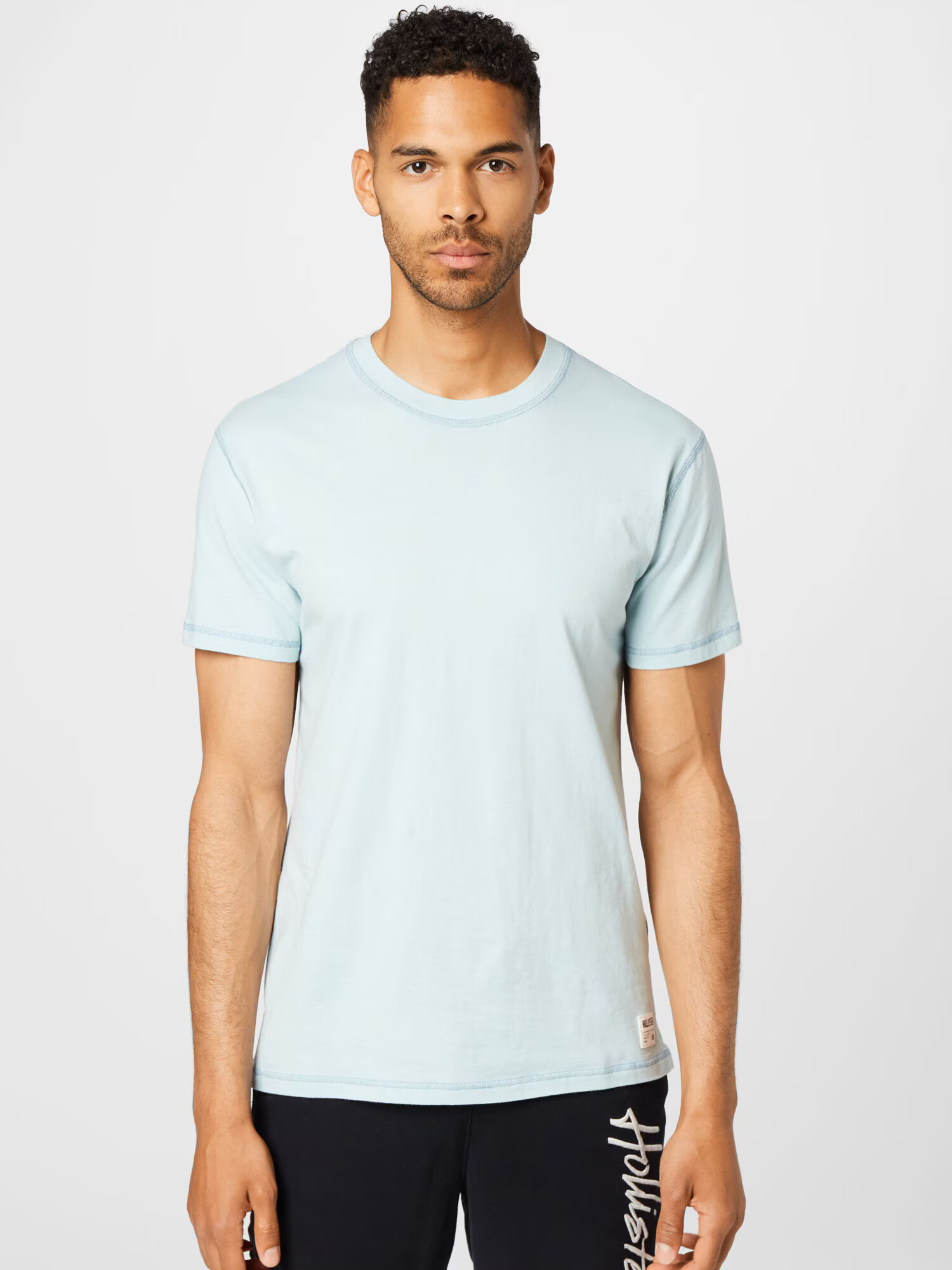 HOLLISTER Tricou azur - Pled.ro