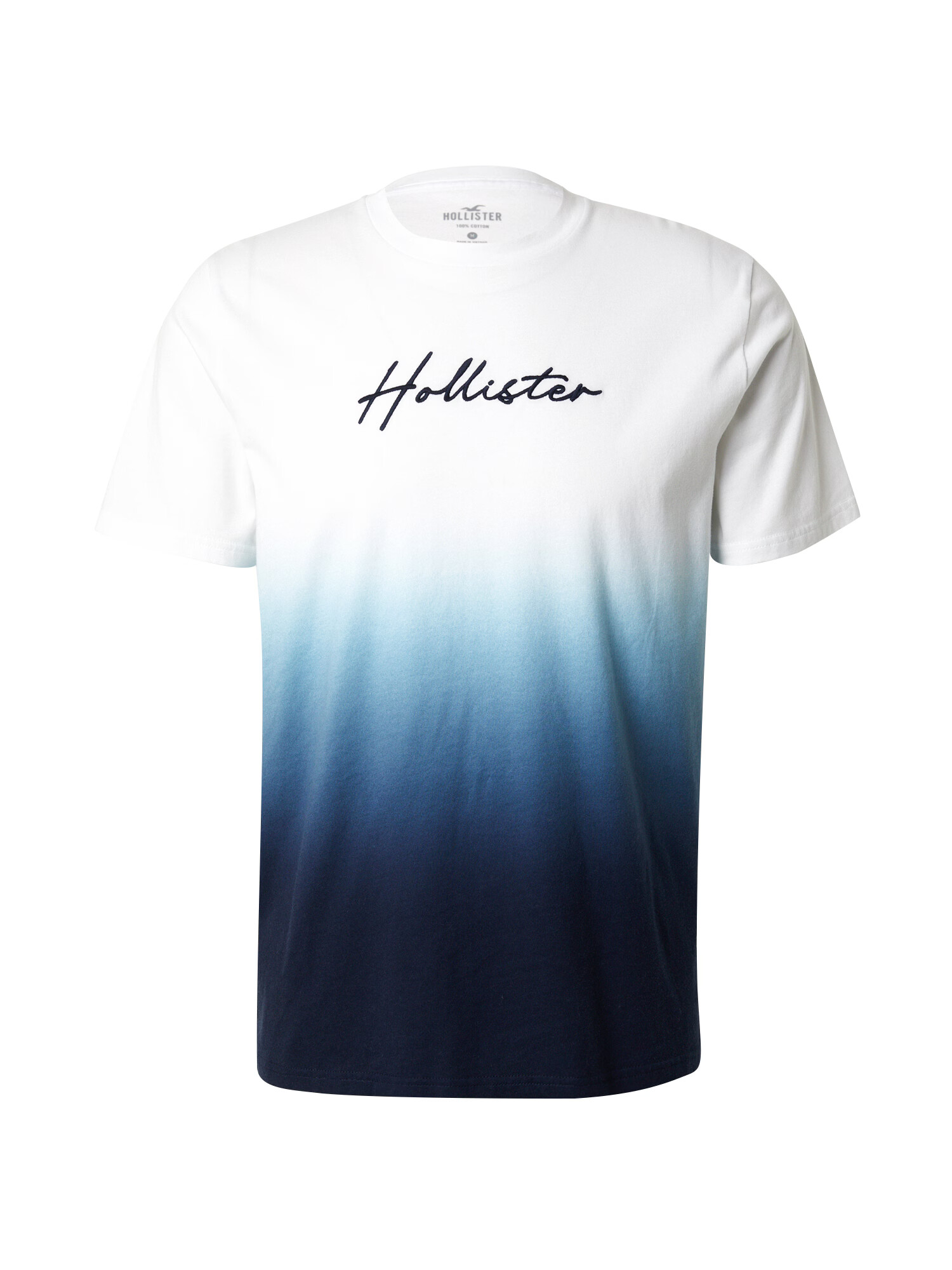 HOLLISTER Tricou bleumarin / albastru deschis / negru / alb - Pled.ro