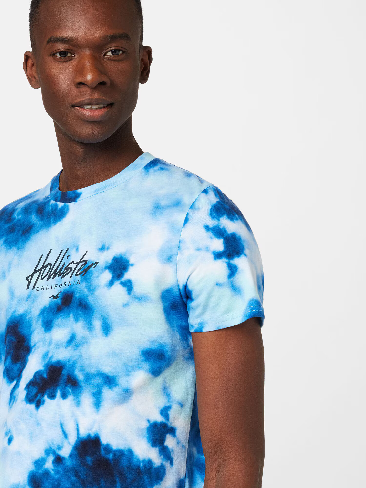 HOLLISTER Tricou bleumarin / albastru ultramarin / azuriu / albastru pastel - Pled.ro