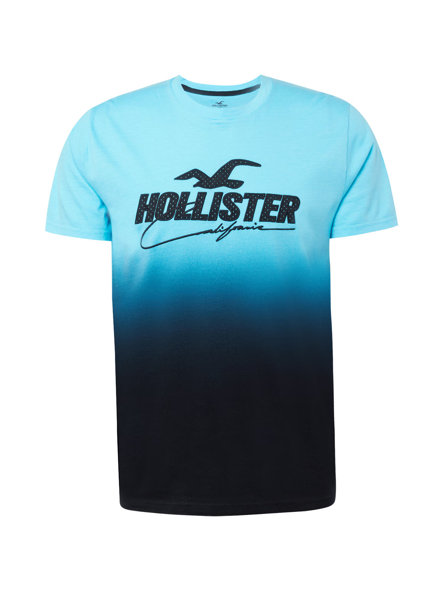 HOLLISTER Tricou bleumarin / albastru ultramarin / azuriu / negru - Pled.ro