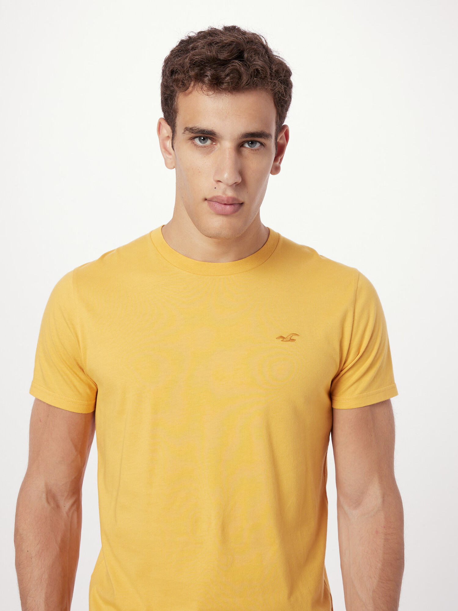 HOLLISTER Tricou bleumarin / galben / verde smarald / alb - Pled.ro