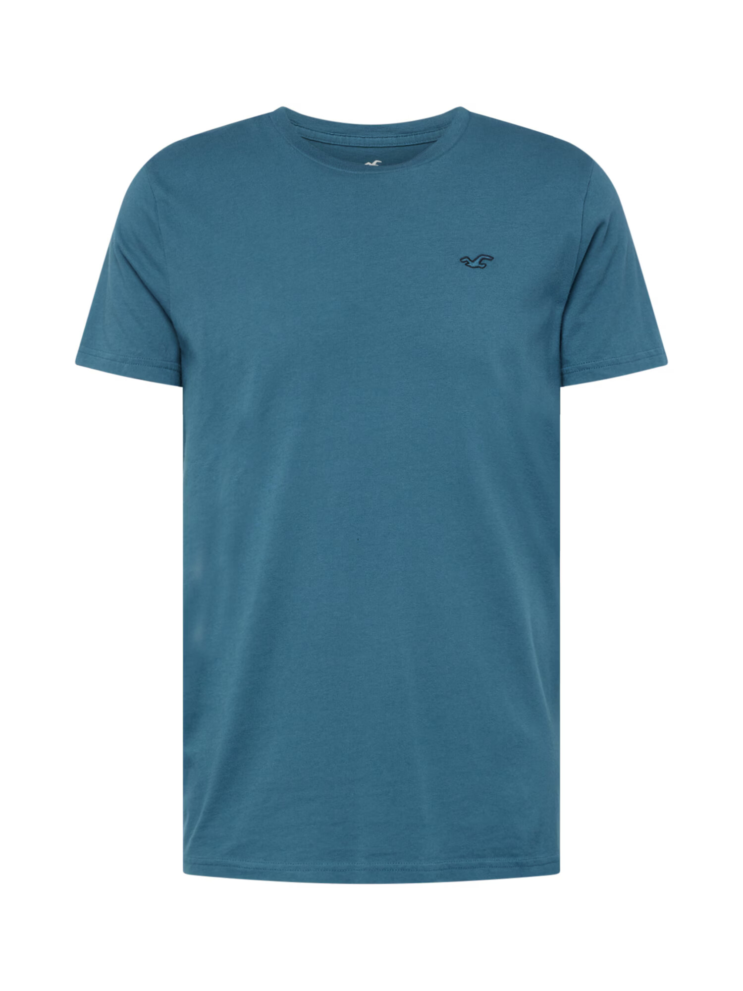 HOLLISTER Tricou bleumarin / verde petrol - Pled.ro