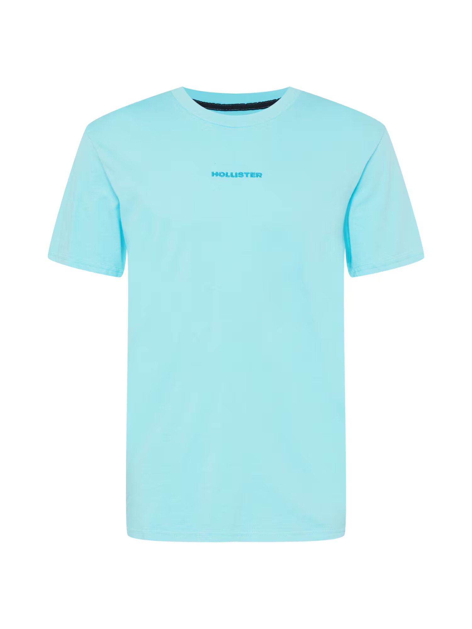 HOLLISTER Tricou 'BLUEDE' turcoaz - Pled.ro