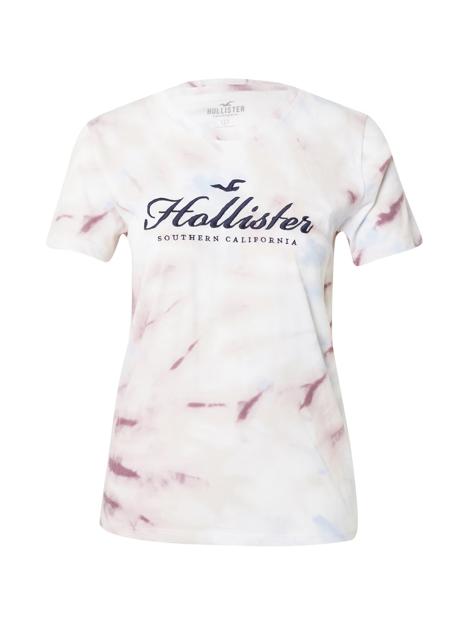 HOLLISTER Tricou crem / culoarea pielii / bleumarin / albastru deschis / mov zmeură - Pled.ro