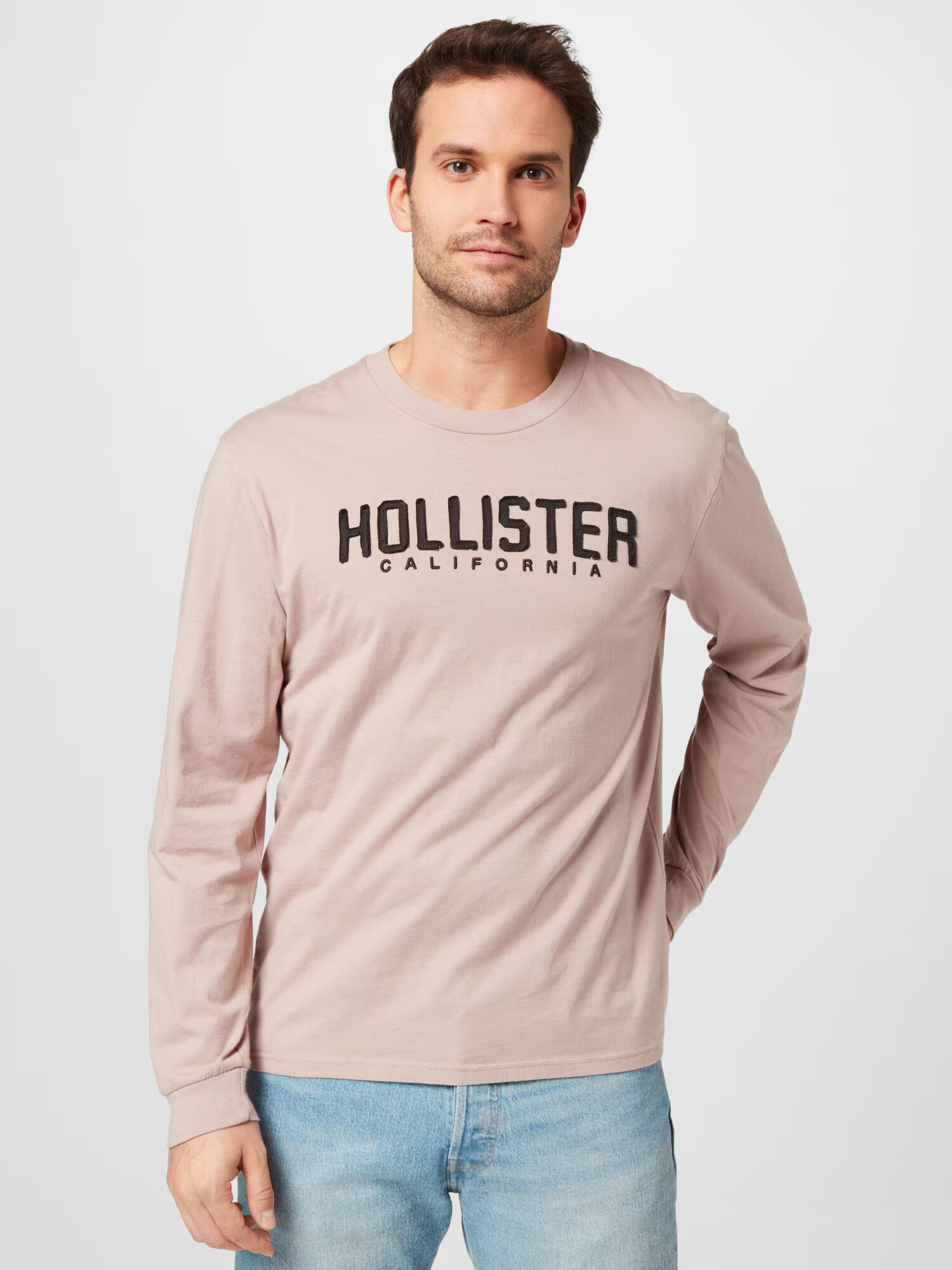 HOLLISTER Tricou culoarea pielii / ciocolatiu - Pled.ro