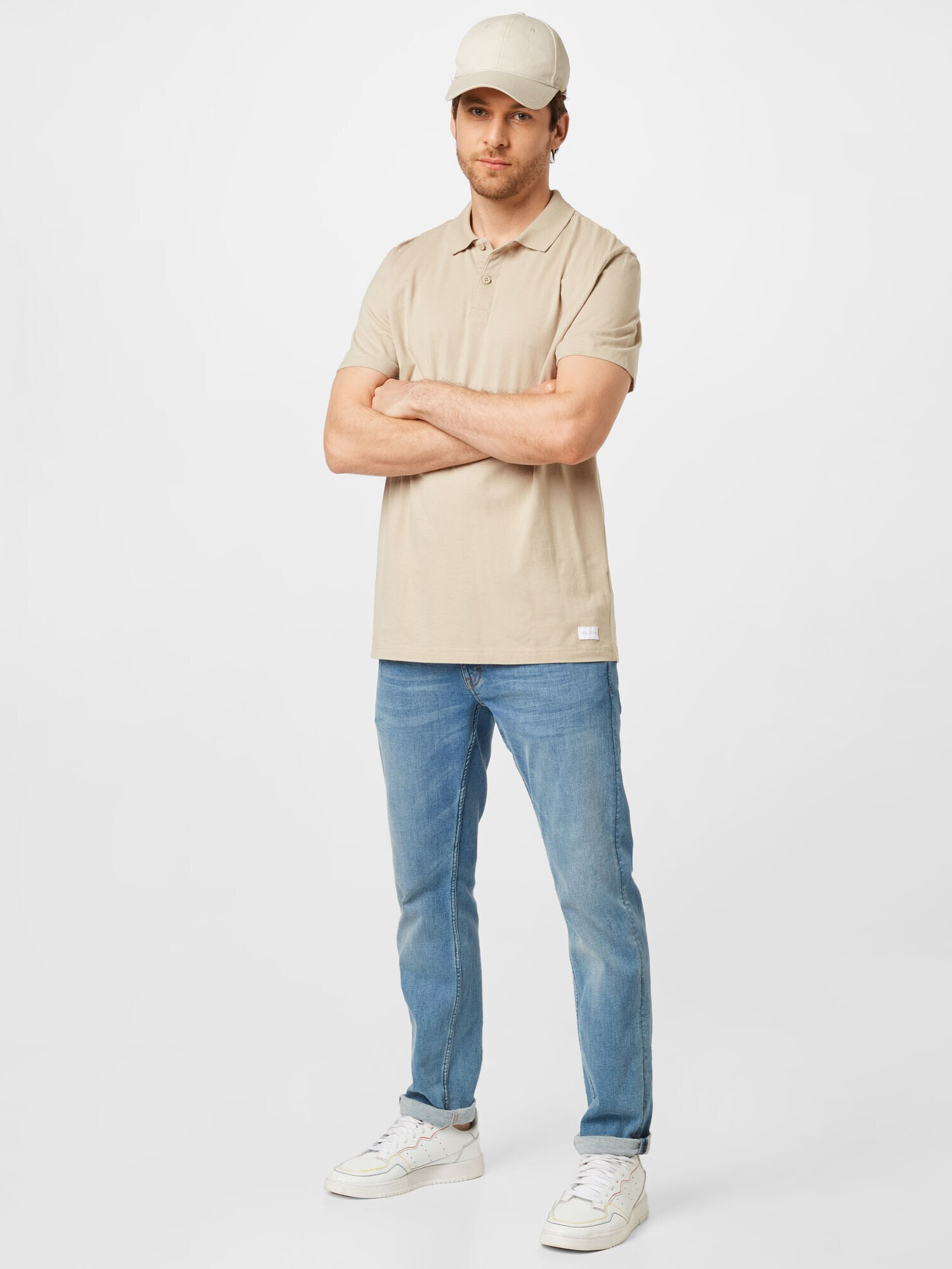 HOLLISTER Tricou 'ELEVATED MUST HAVE' maro cappuccino - Pled.ro