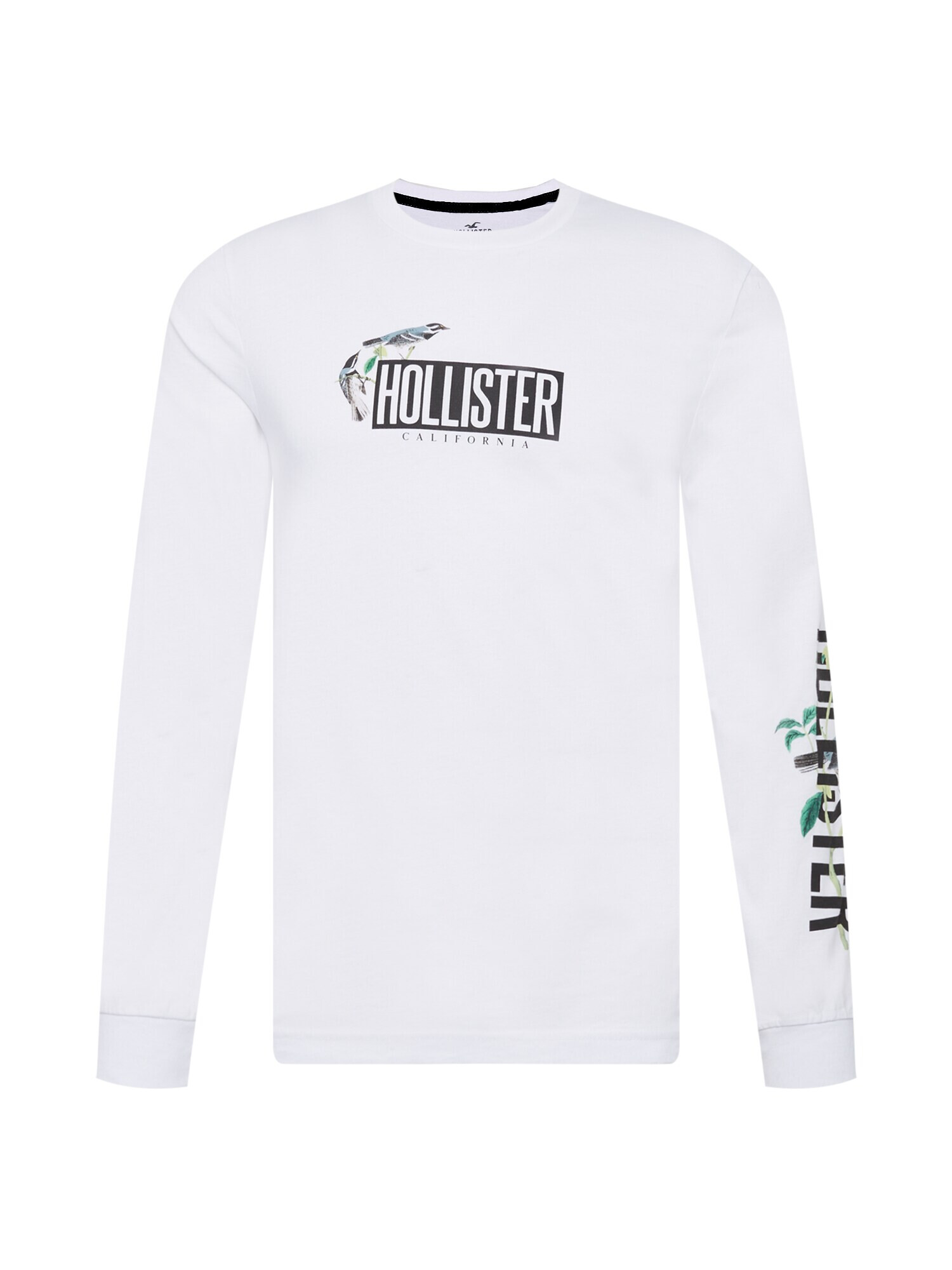 HOLLISTER Tricou galben deschis / verde / negru / alb - Pled.ro