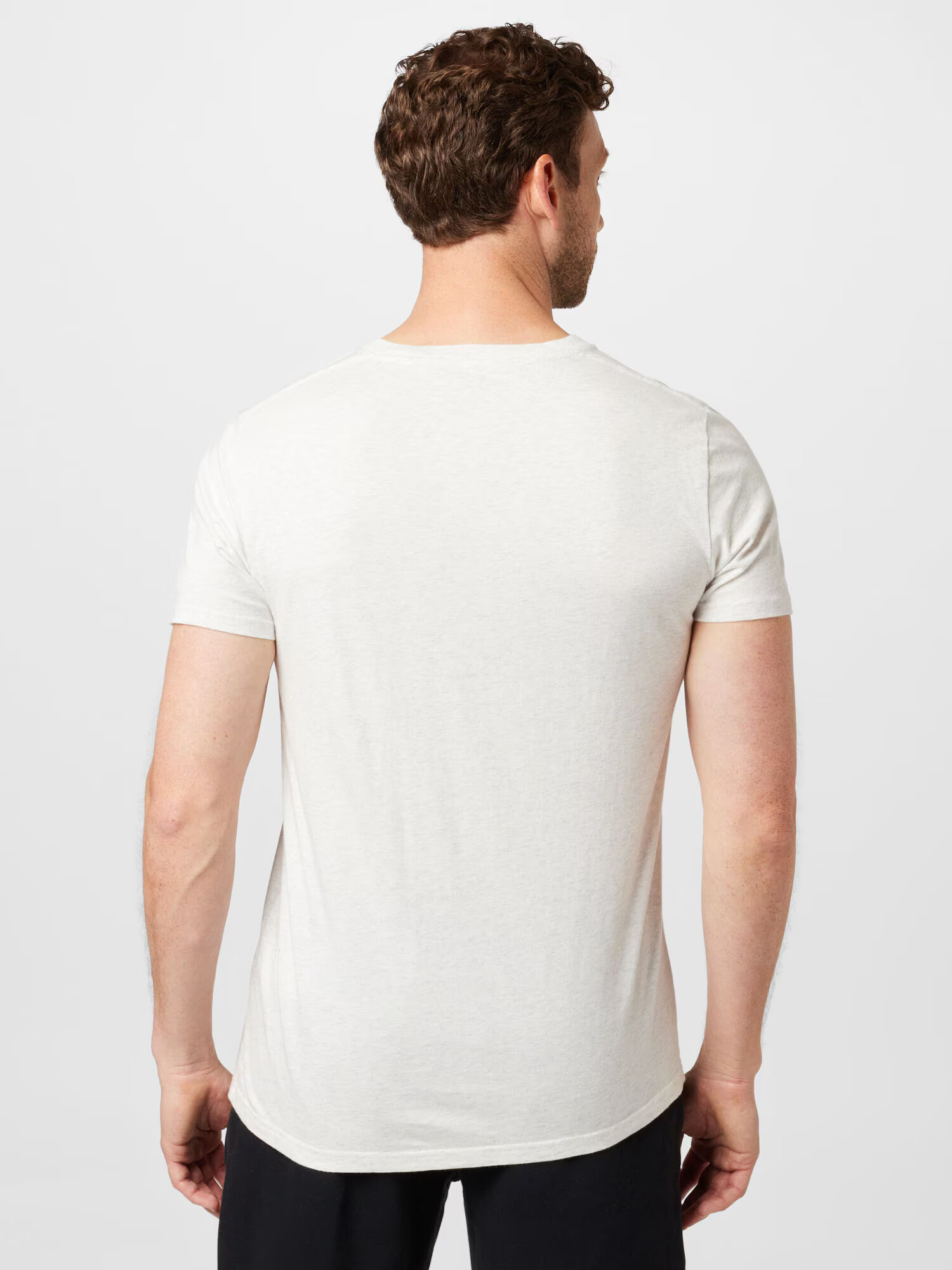 HOLLISTER Tricou alb murdar - Pled.ro