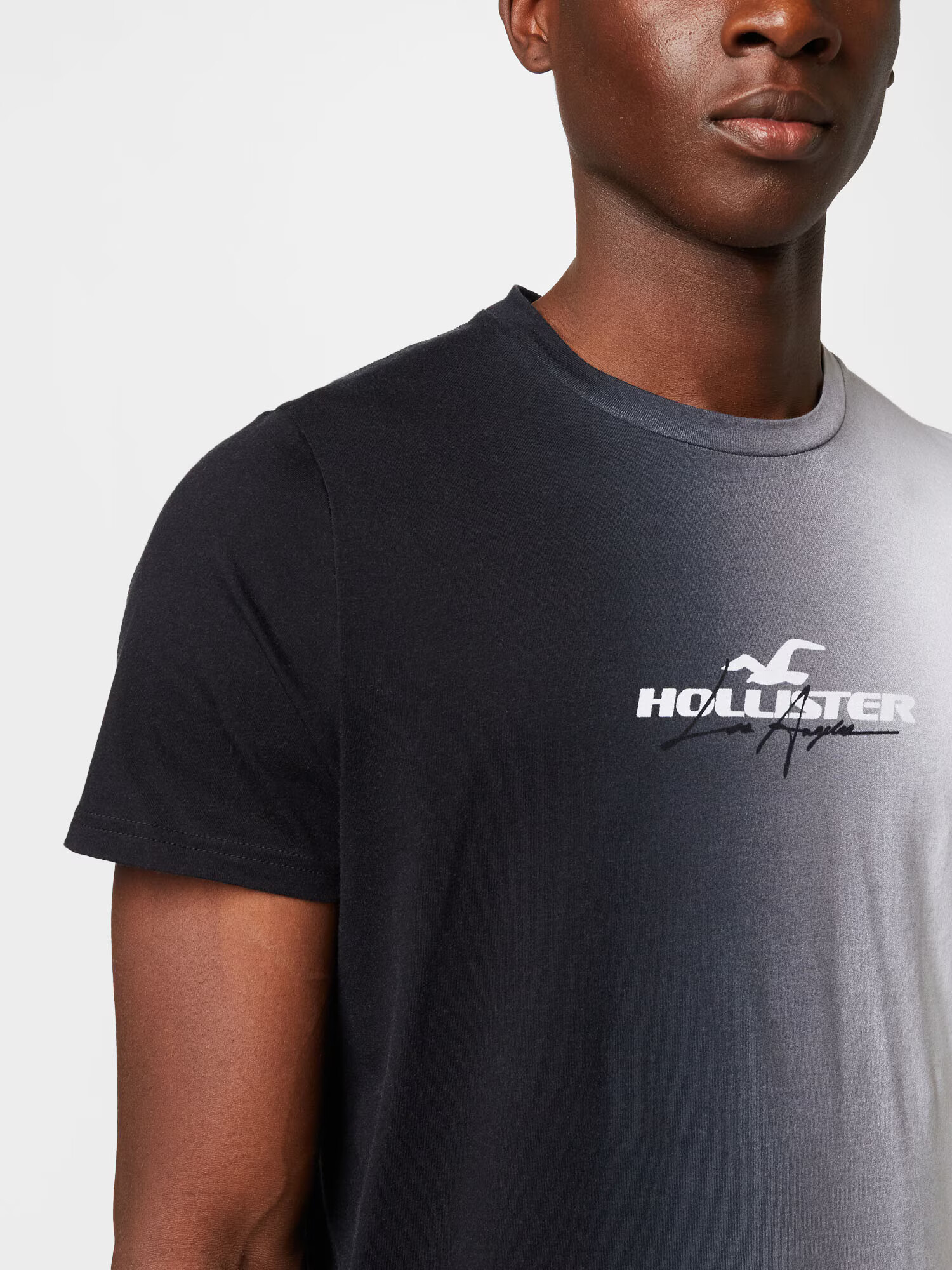 HOLLISTER Tricou gri / gri închis / negru / alb - Pled.ro