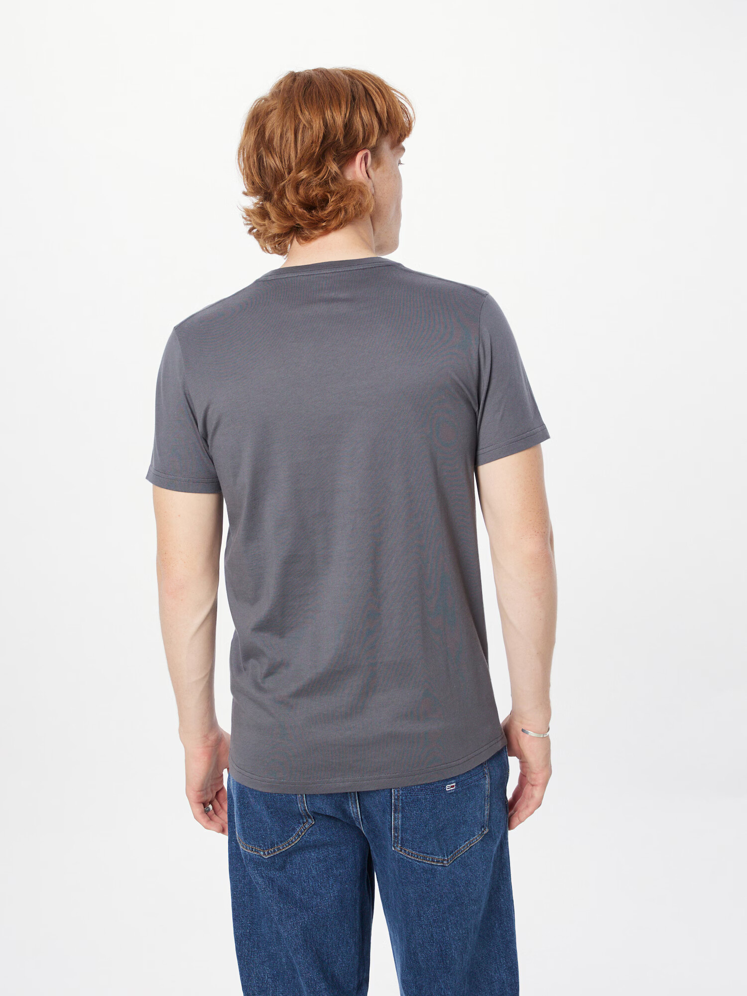 HOLLISTER Tricou gri / gri taupe / gri fumuriu / alb - Pled.ro