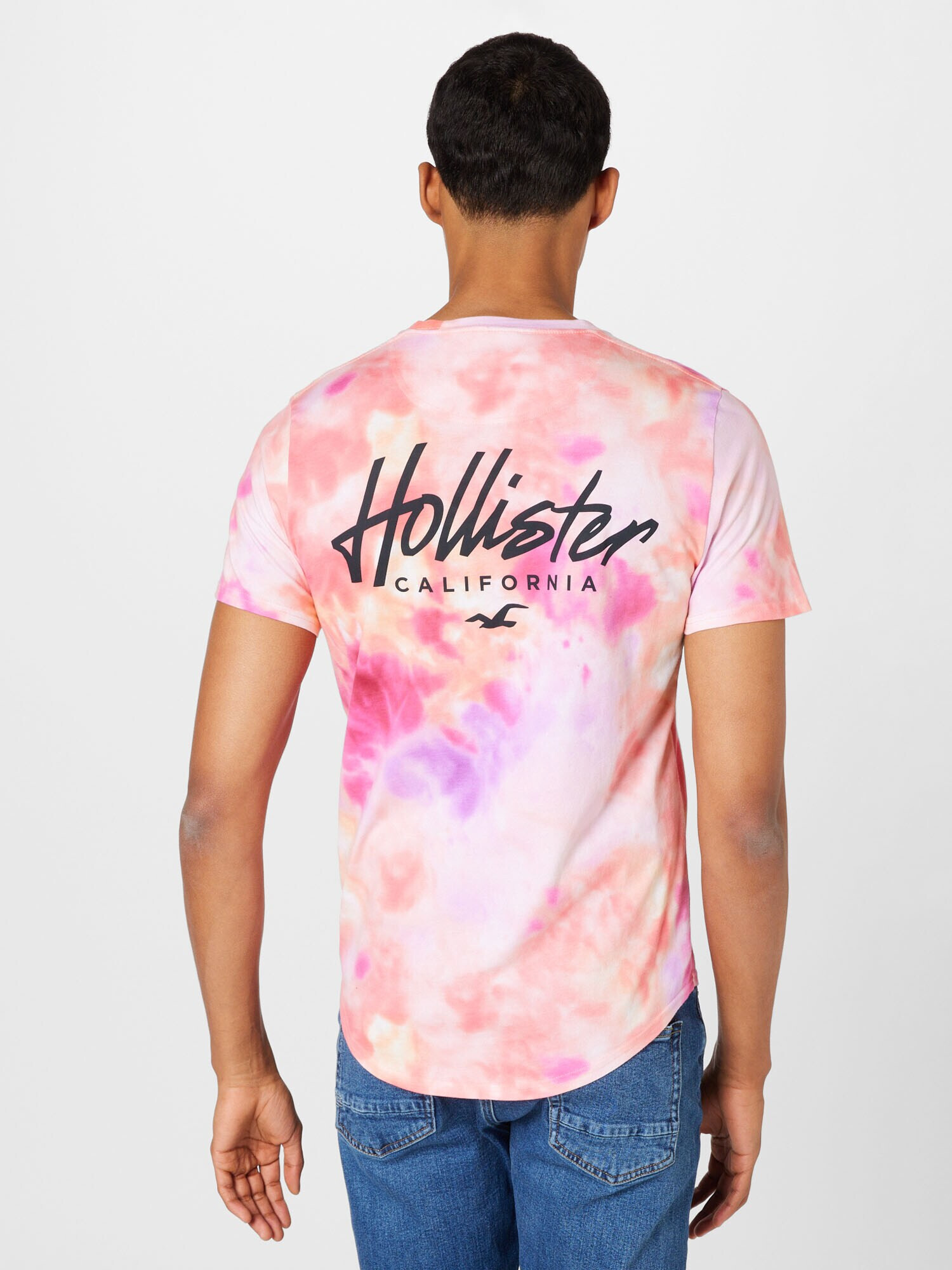 HOLLISTER Tricou lila / portocaliu / roz / negru / alb - Pled.ro