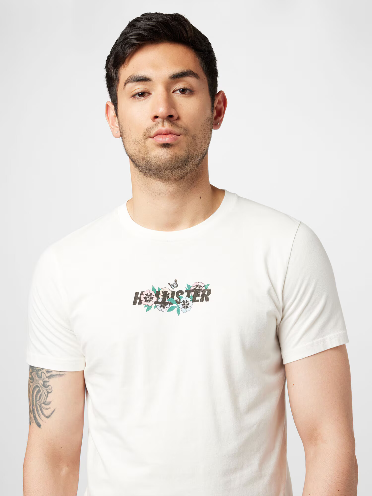 HOLLISTER Tricou mai multe culori / alb - Pled.ro