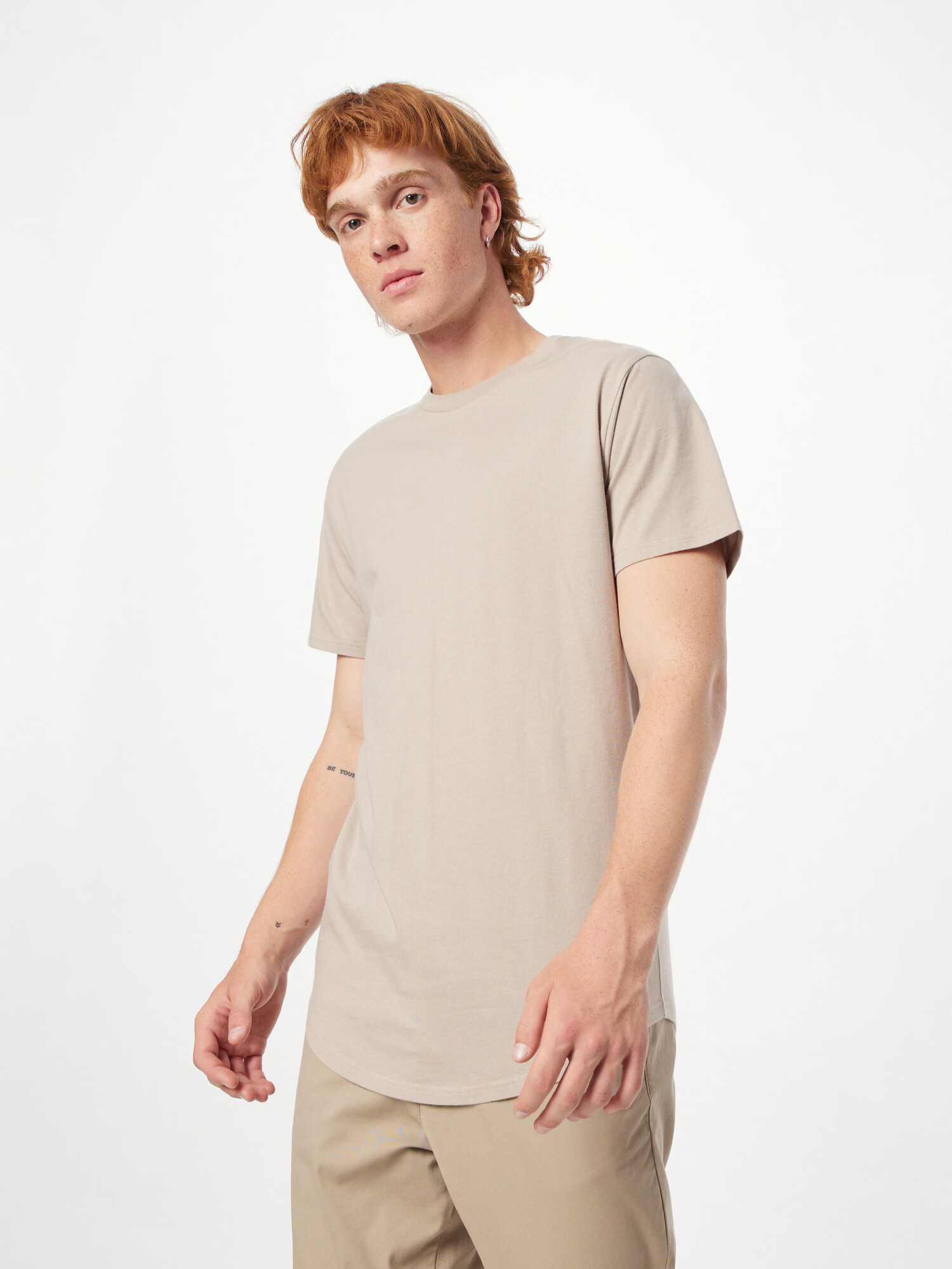 HOLLISTER Tricou maro cappuccino - Pled.ro