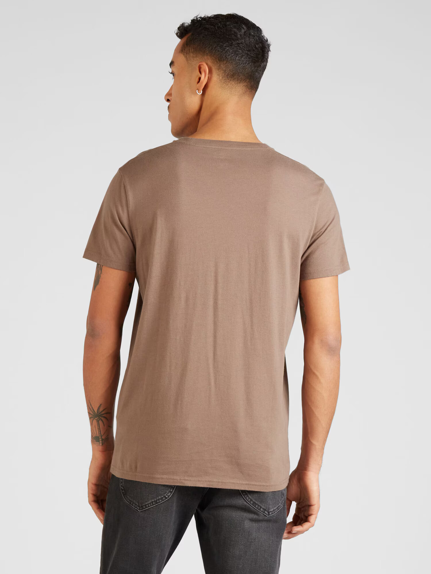 HOLLISTER Tricou maro deschis - Pled.ro