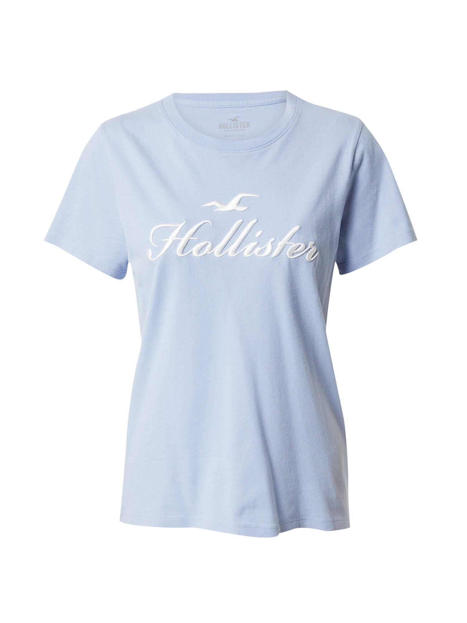 HOLLISTER Tricou mov liliachiu / alb murdar - Pled.ro